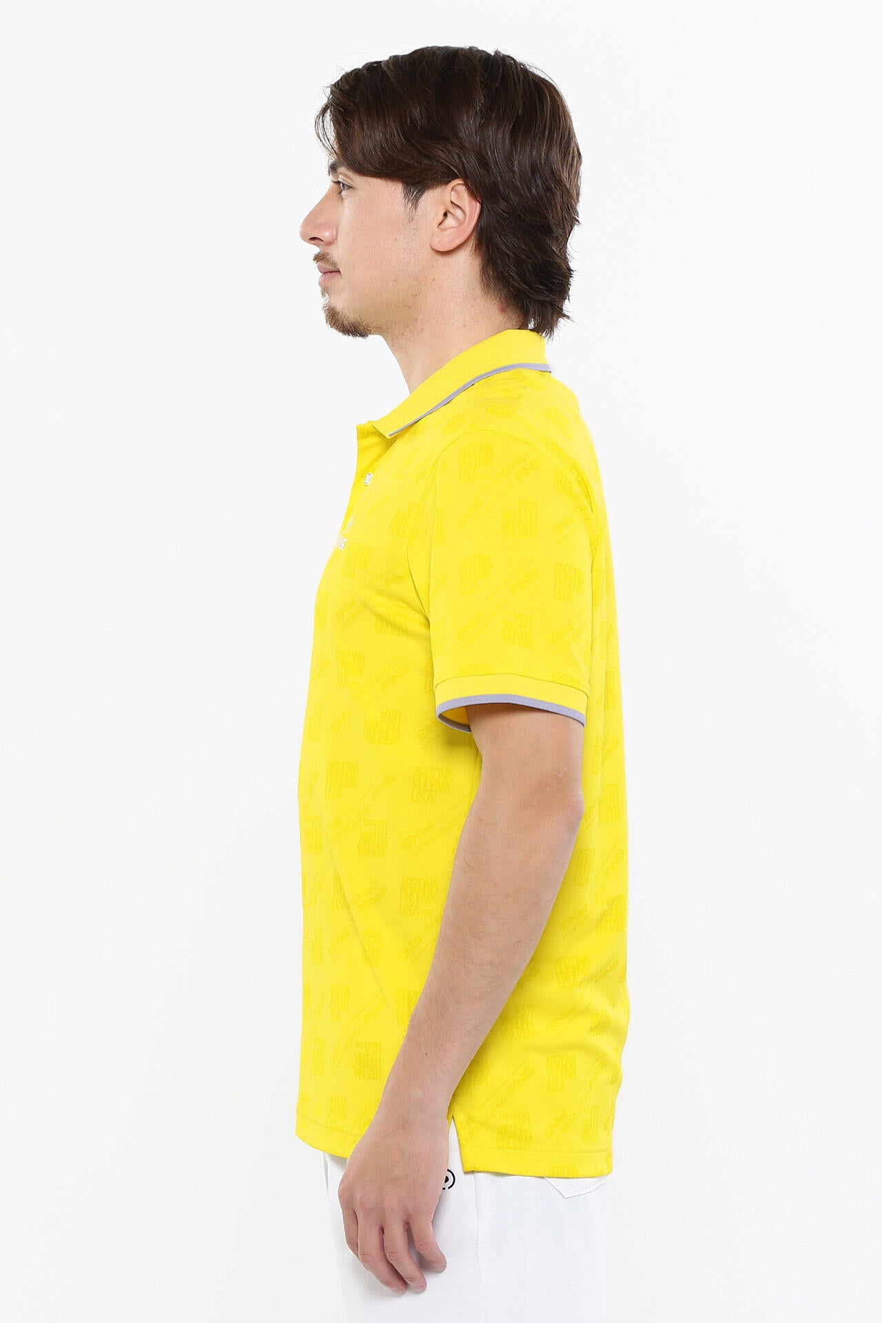 【PING APPAREL】バイアスロゴジャガード 半袖ポロシャツ ＜PERFORMANCE＞ (MENS)