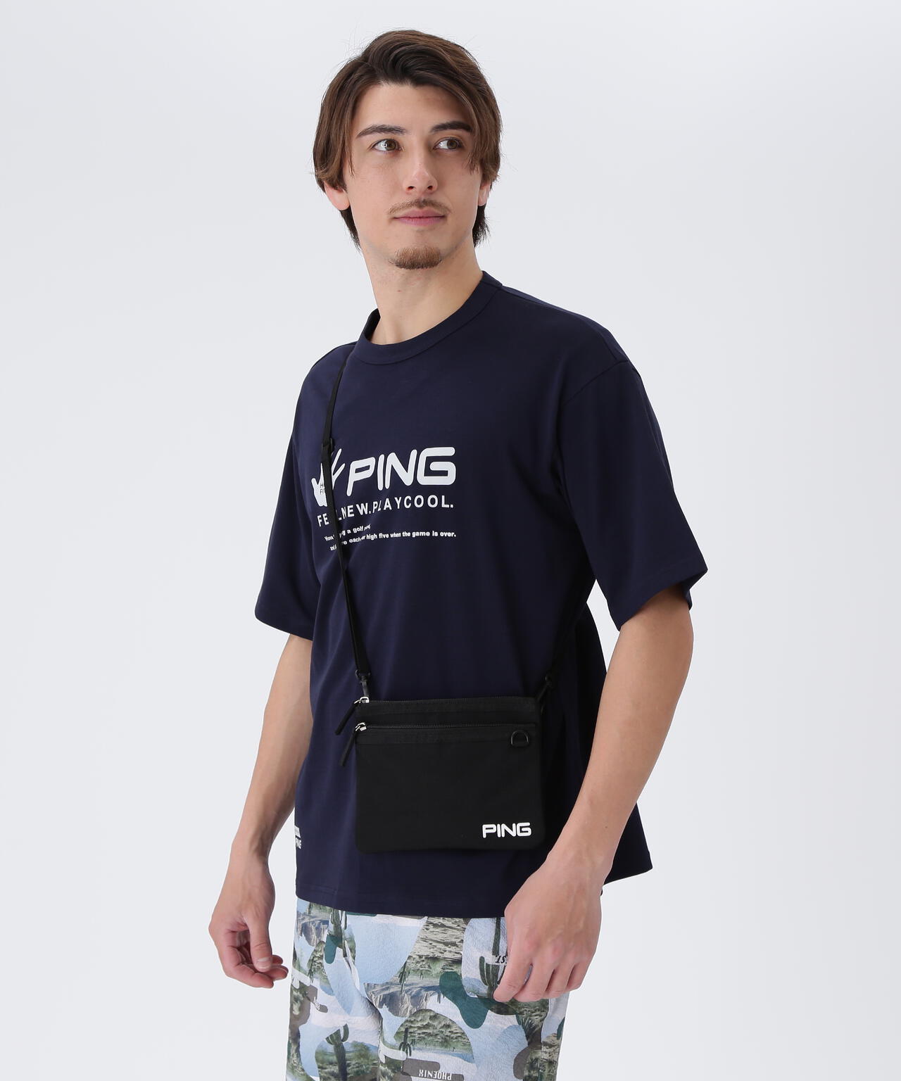 【PING APPAREL】TC天竺 半袖Ｔシャツ ＜NATIVE＞ (MENS)