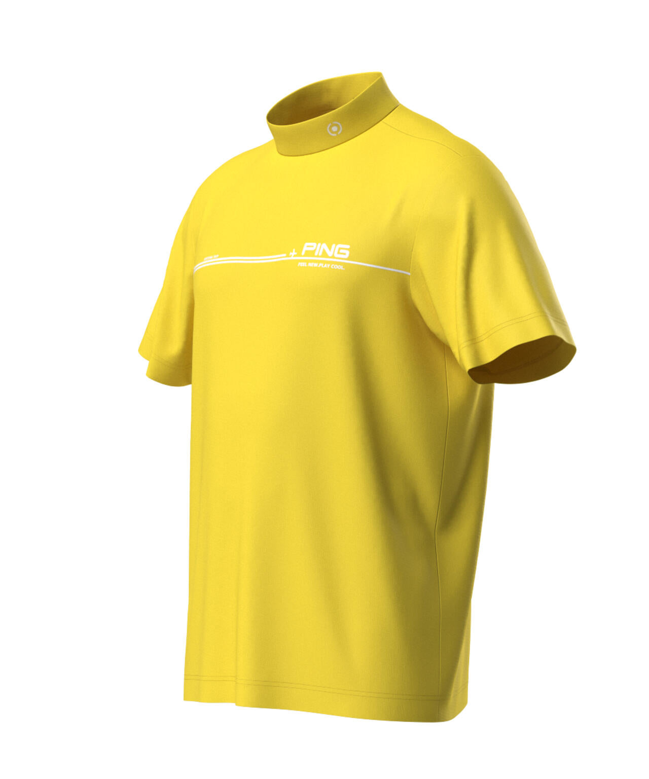 【PING APPAREL】カノコ 半袖ハイネックシャツ ＜NATIVE＞ (MENS)