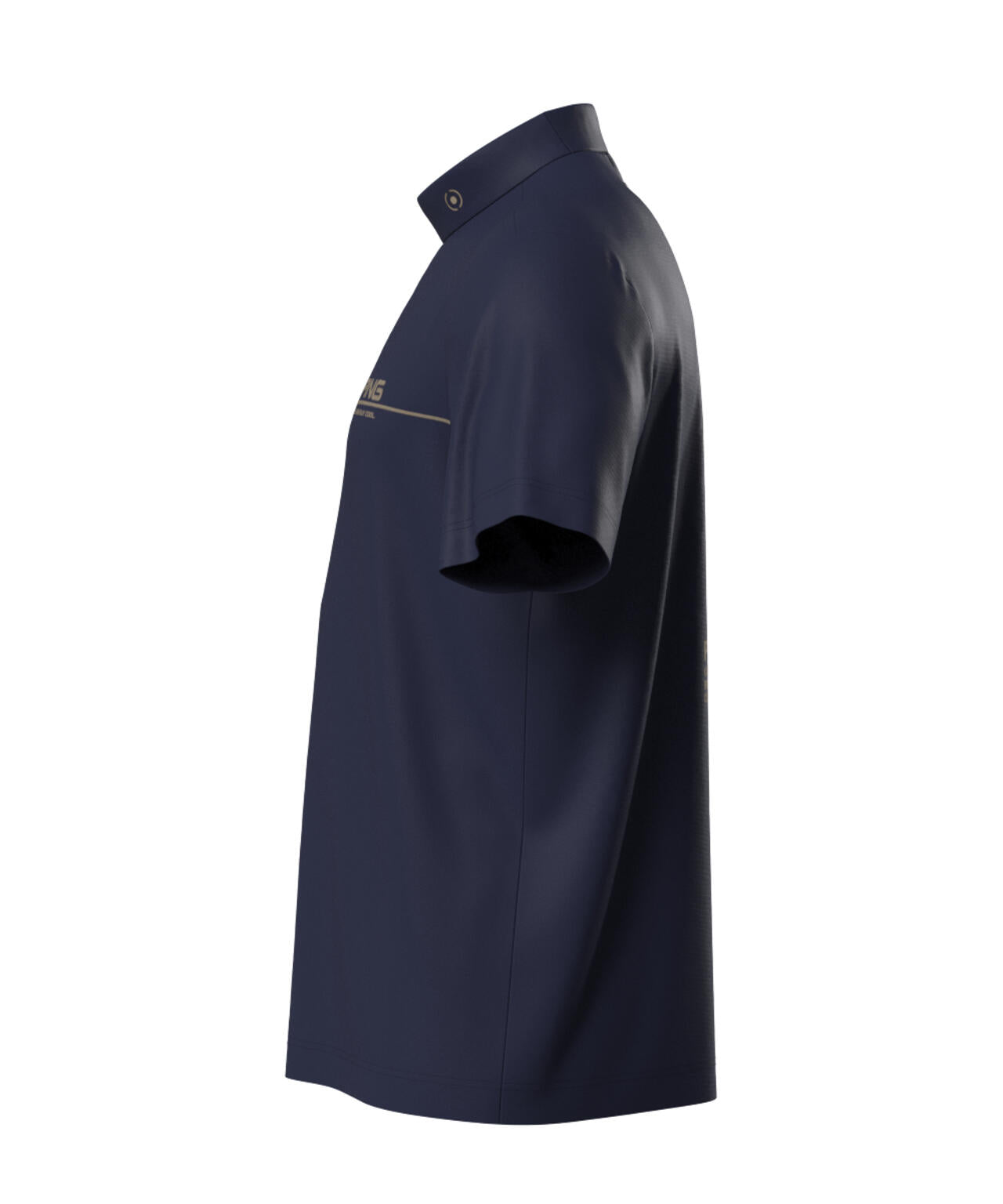 【PING APPAREL】カノコ 半袖ハイネックシャツ ＜NATIVE＞ (MENS)