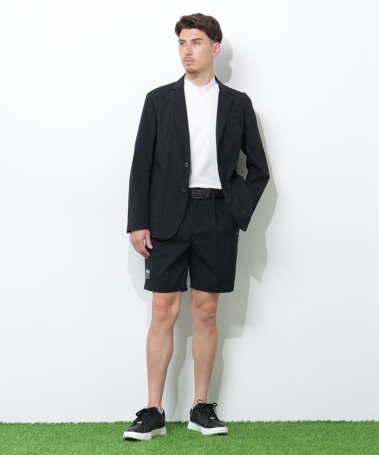 【PING APPAREL】ドライタッチナイロンストレッチタフタジャケット ＜GOLD＞ (MENS)