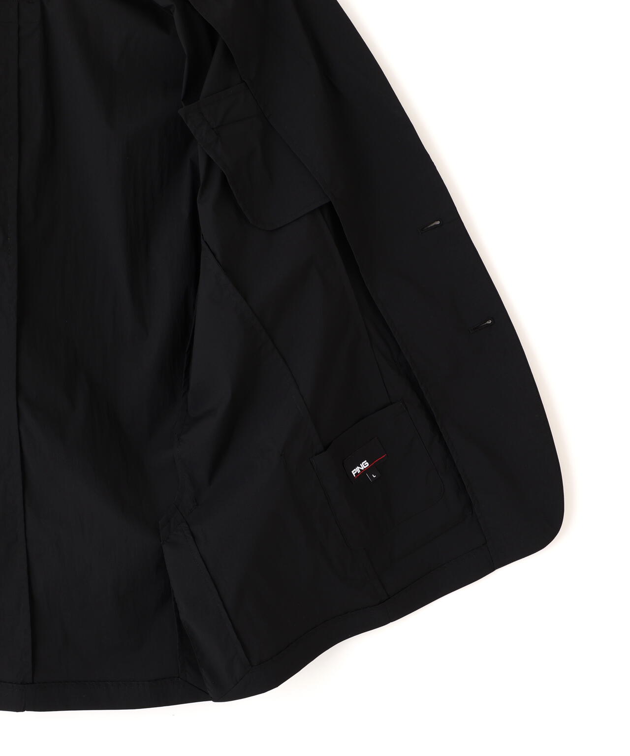 【PING APPAREL】ドライタッチナイロンストレッチタフタジャケット ＜GOLD＞ (MENS)