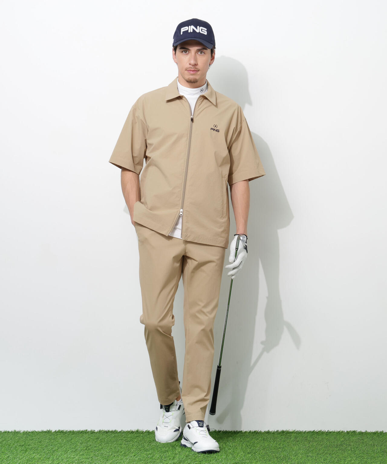 【PING APPAREL】フィット＆ストレッチテーパードパンツ ＜NATIVE＞ (MENS)