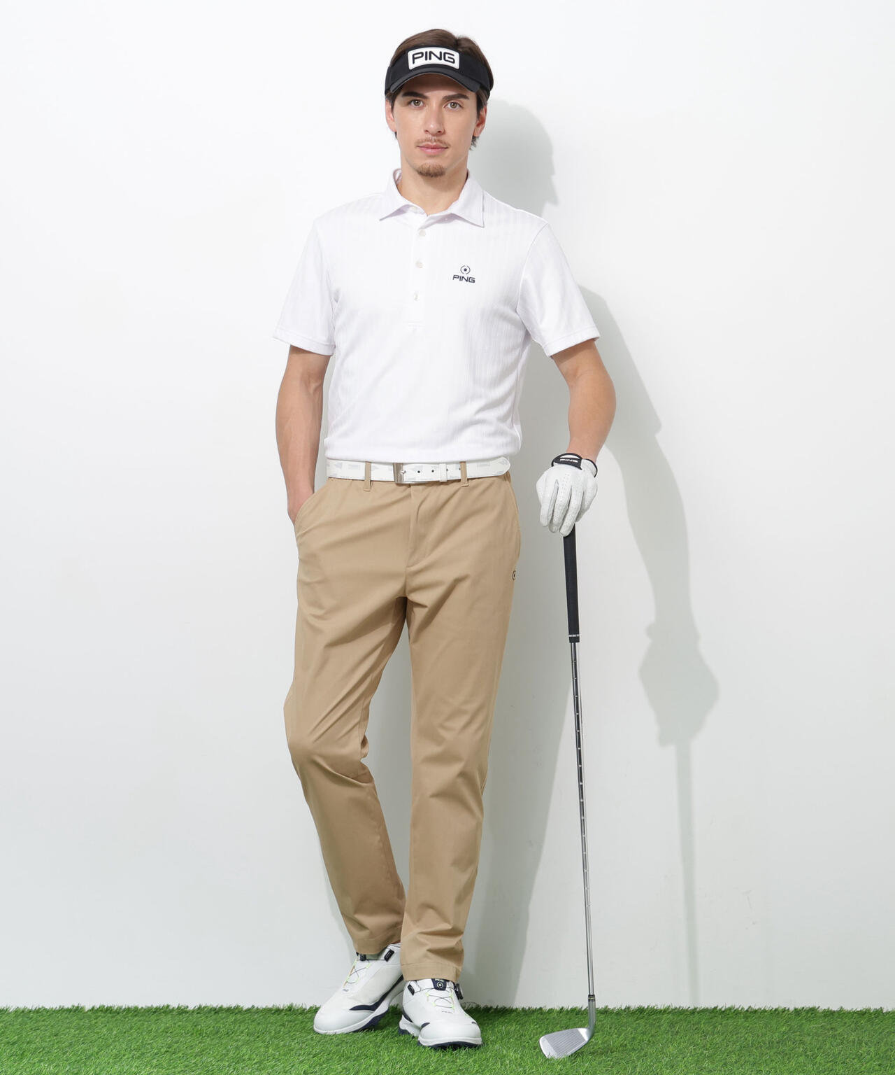 【PING APPAREL】フィット＆ストレッチテーパードパンツ ＜NATIVE＞ (MENS)