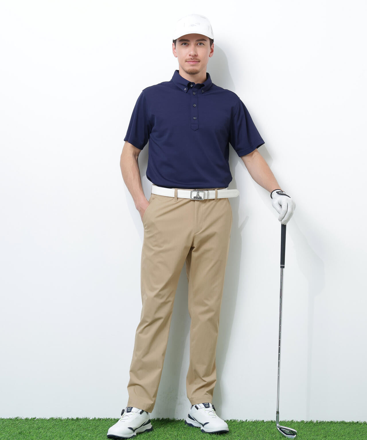 【PING APPAREL】フィット＆ストレッチテーパードパンツ ＜NATIVE＞ (MENS)