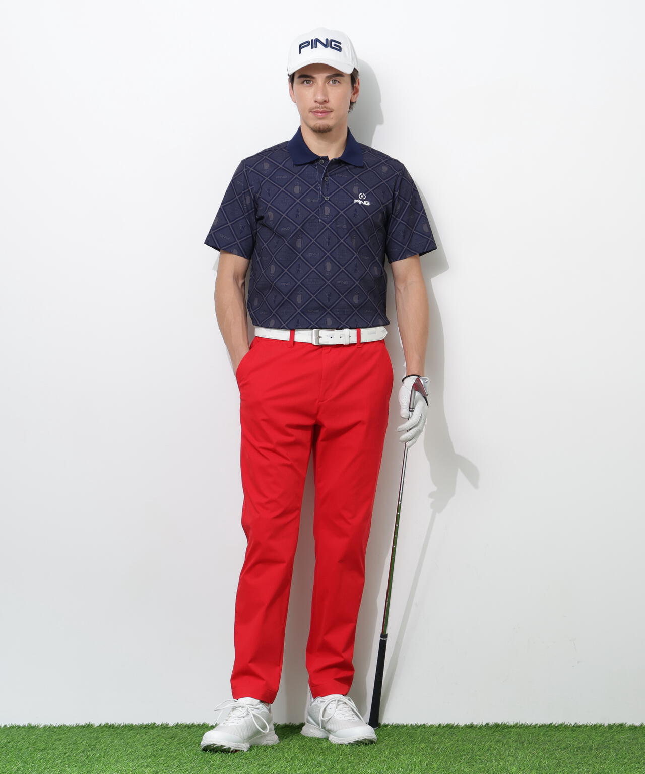 【PING APPAREL】フィット＆ストレッチテーパードパンツ ＜NATIVE＞ (MENS)