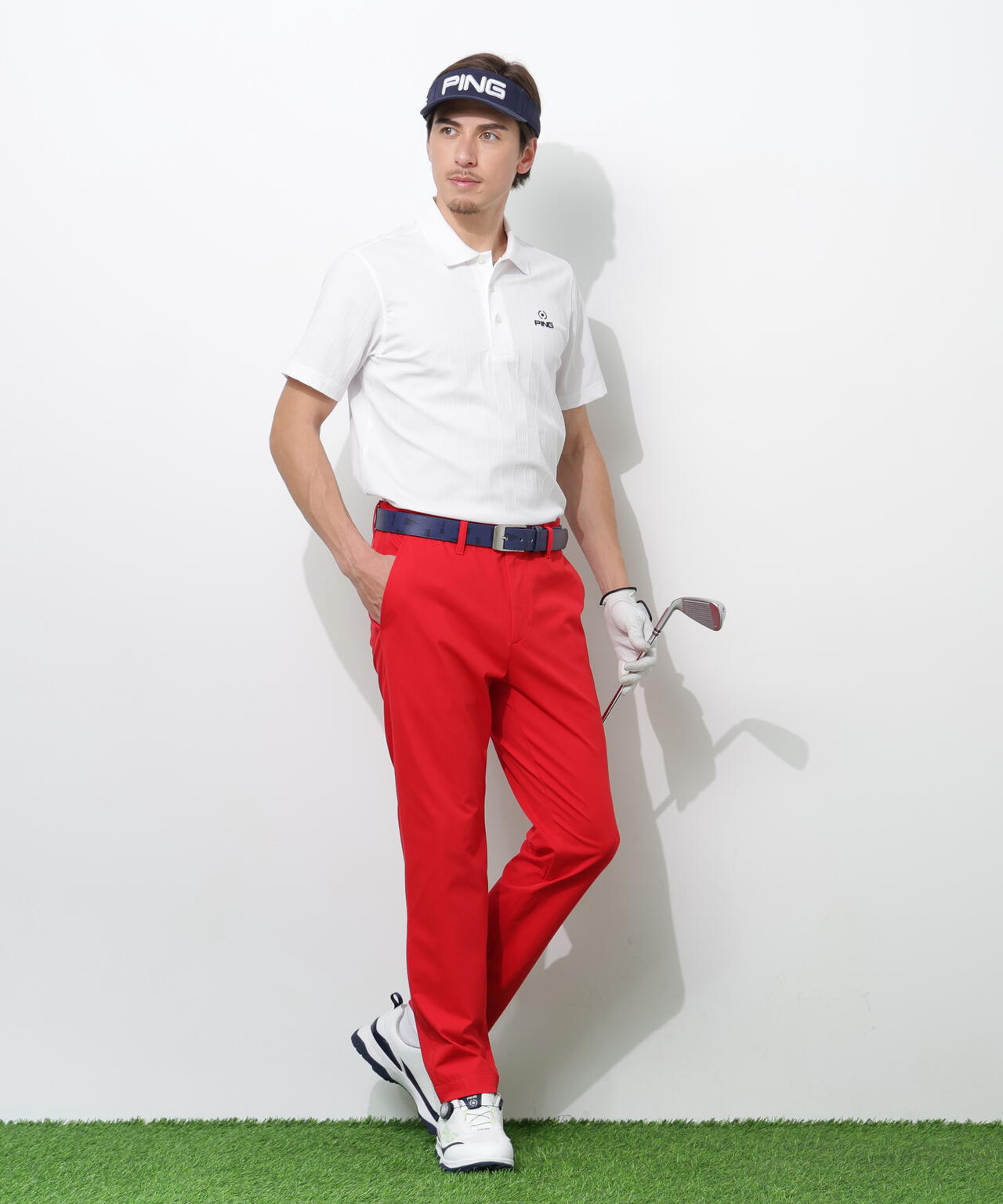 【PING APPAREL】フィット＆ストレッチテーパードパンツ ＜NATIVE＞ (MENS)