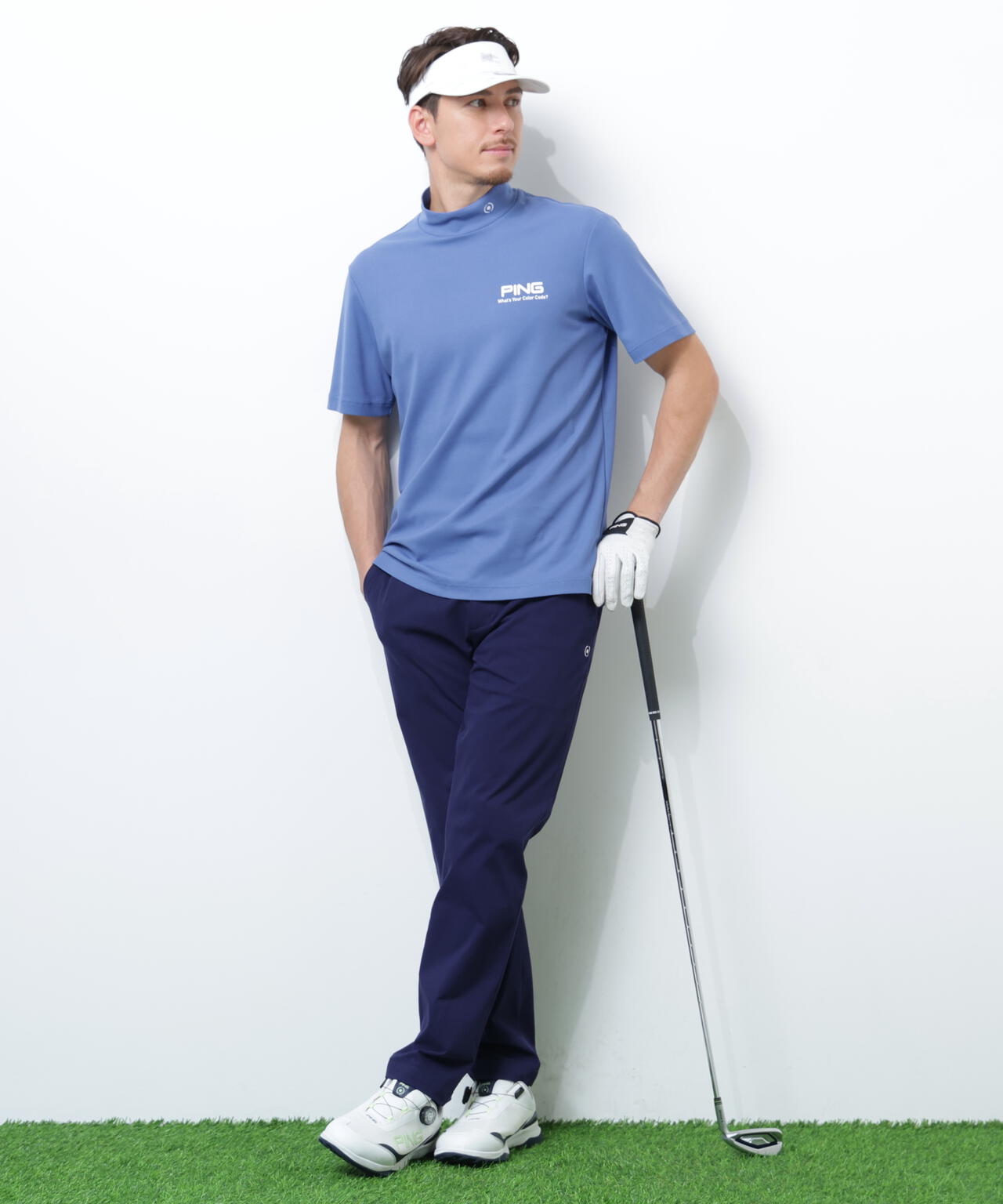 【PING APPAREL】フィット＆ストレッチテーパードパンツ ＜NATIVE＞ (MENS)