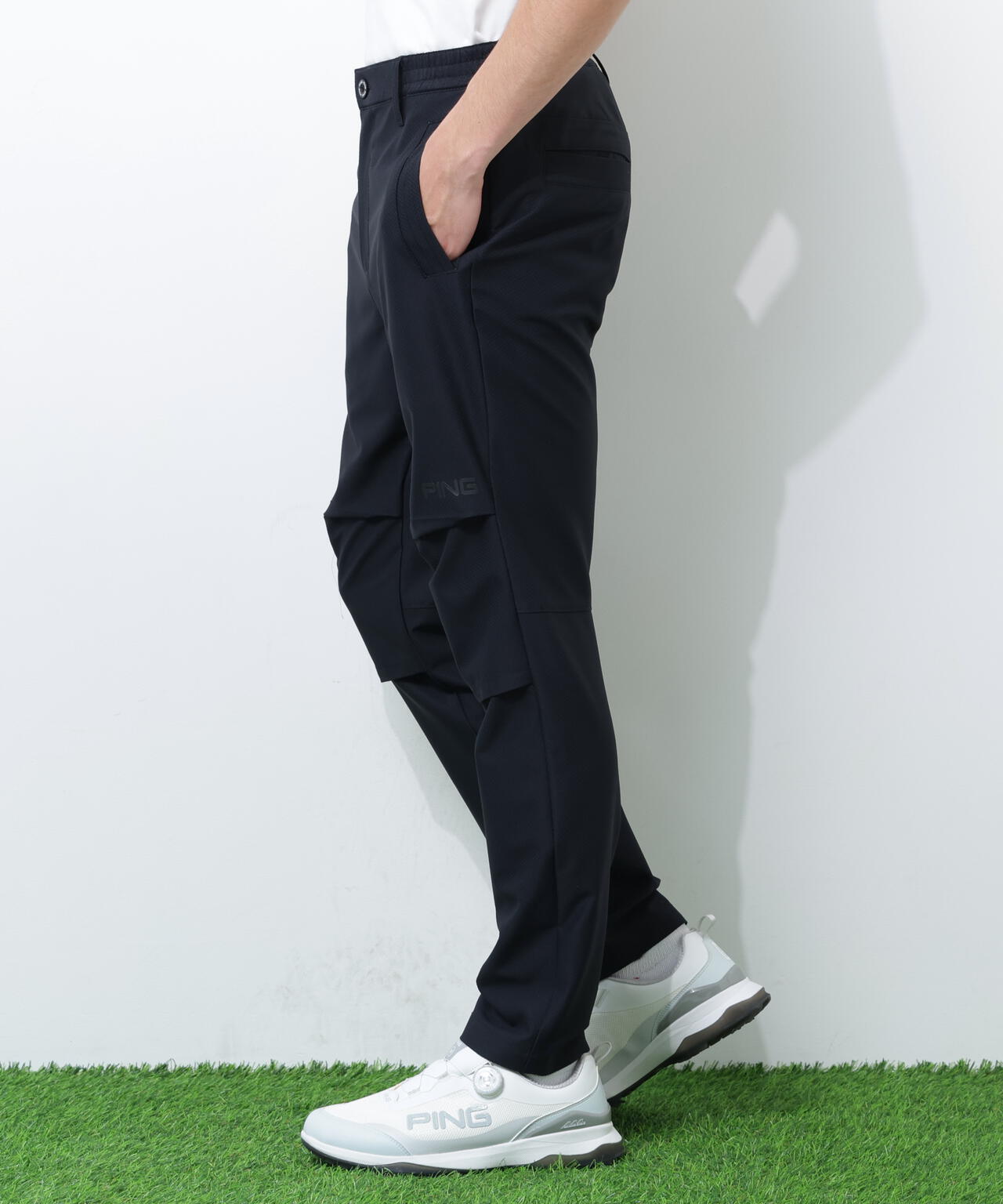 180cm　C:96　W:80　H:93 着用サイズ：L