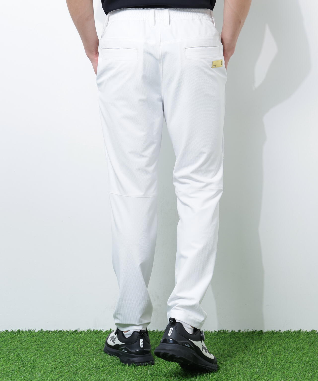 【PING APPAREL】【UVカット・透け防止・ストレッチ】ドビーテーパードパンツ ＜GOLD＞ (MENS)