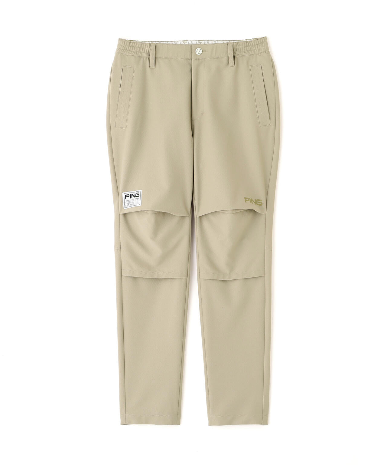 【PING APPAREL】【UVカット・透け防止・ストレッチ】ドビーテーパードパンツ ＜GOLD＞ (MENS)