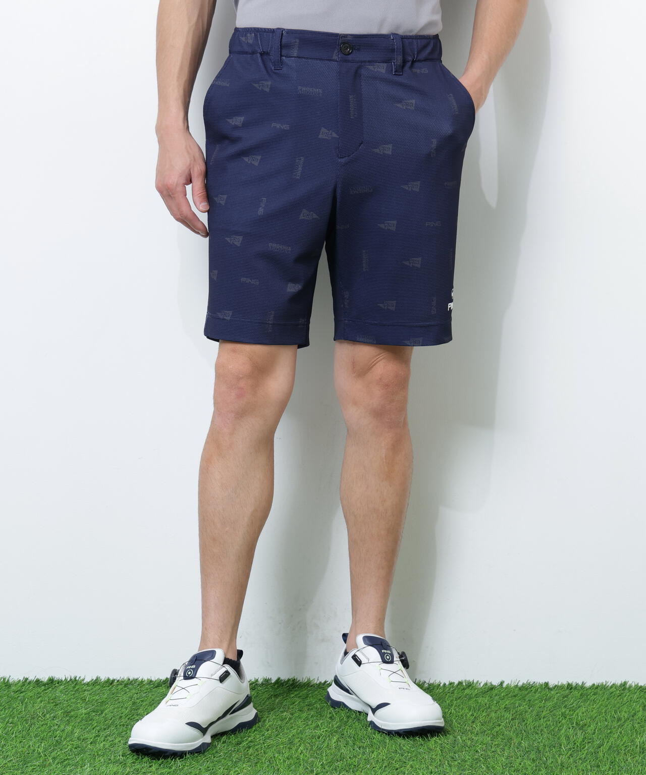 【PING APPAREL】ストレッチミニポップコーンショートパンツ ＜NATIVE＞ (MENS)