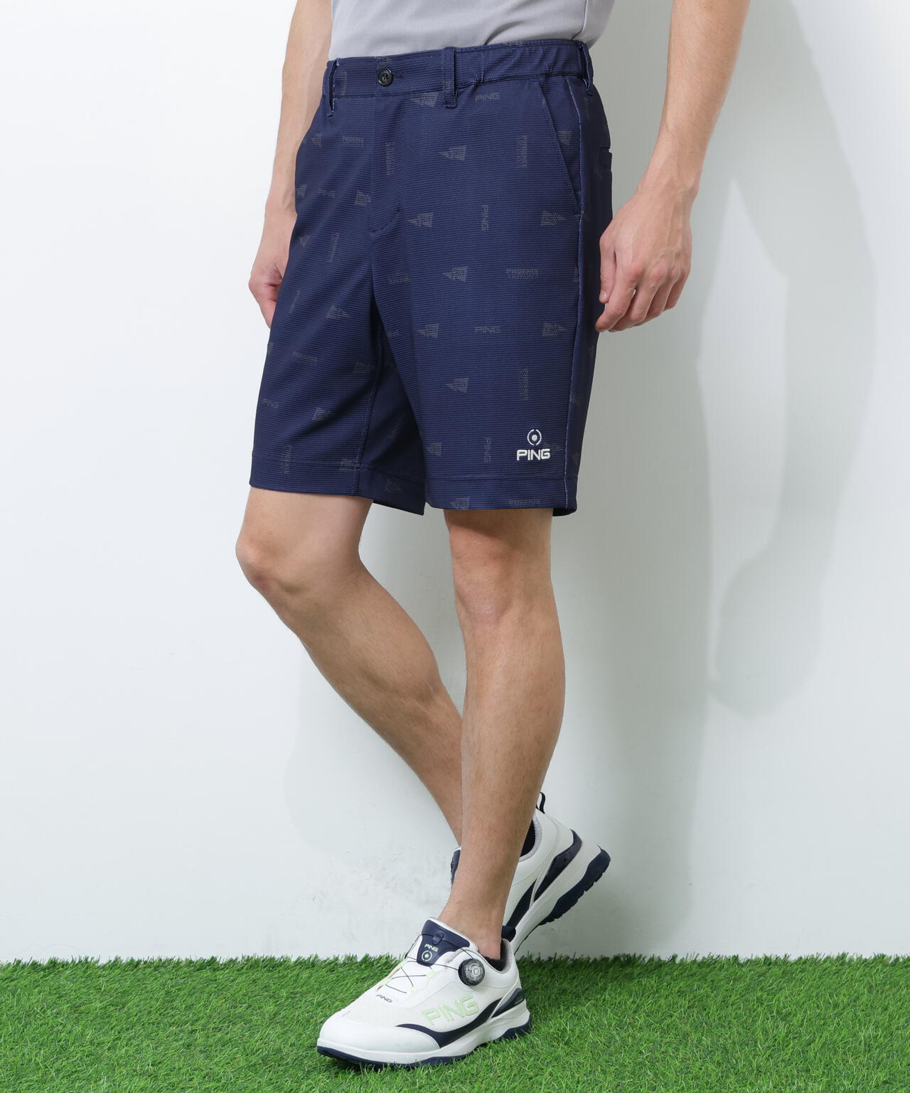 【PING APPAREL】ストレッチミニポップコーンショートパンツ ＜NATIVE＞ (MENS)