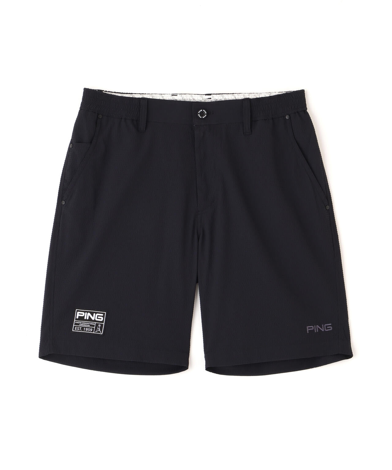 【PING APPAREL】【吸汗速乾・ストレッチ】サッカー5ポケットショートパンツ ＜GOLD＞ (MENS)