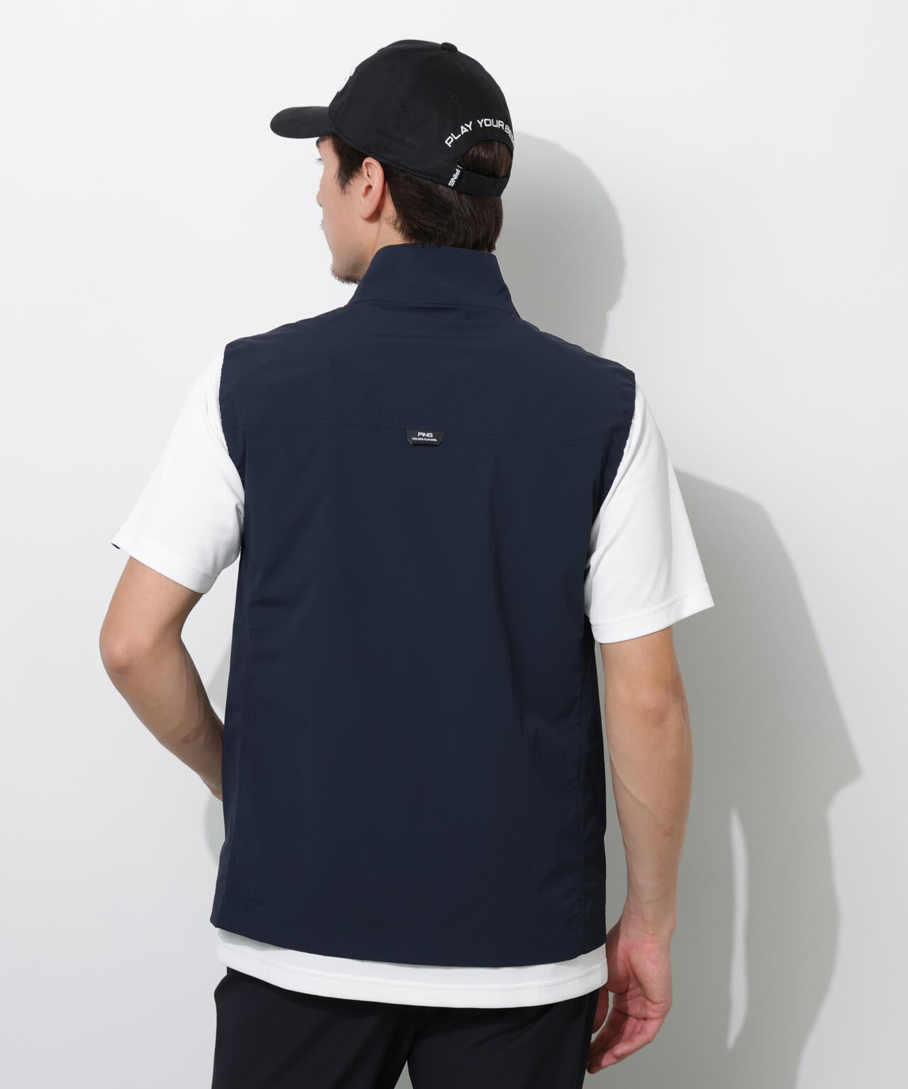 【PING APPAREL】ストレッチリップストップ/メッシュニット 高機能レイヤードツインセット ＜PERFORMANCE＞ (MENS)