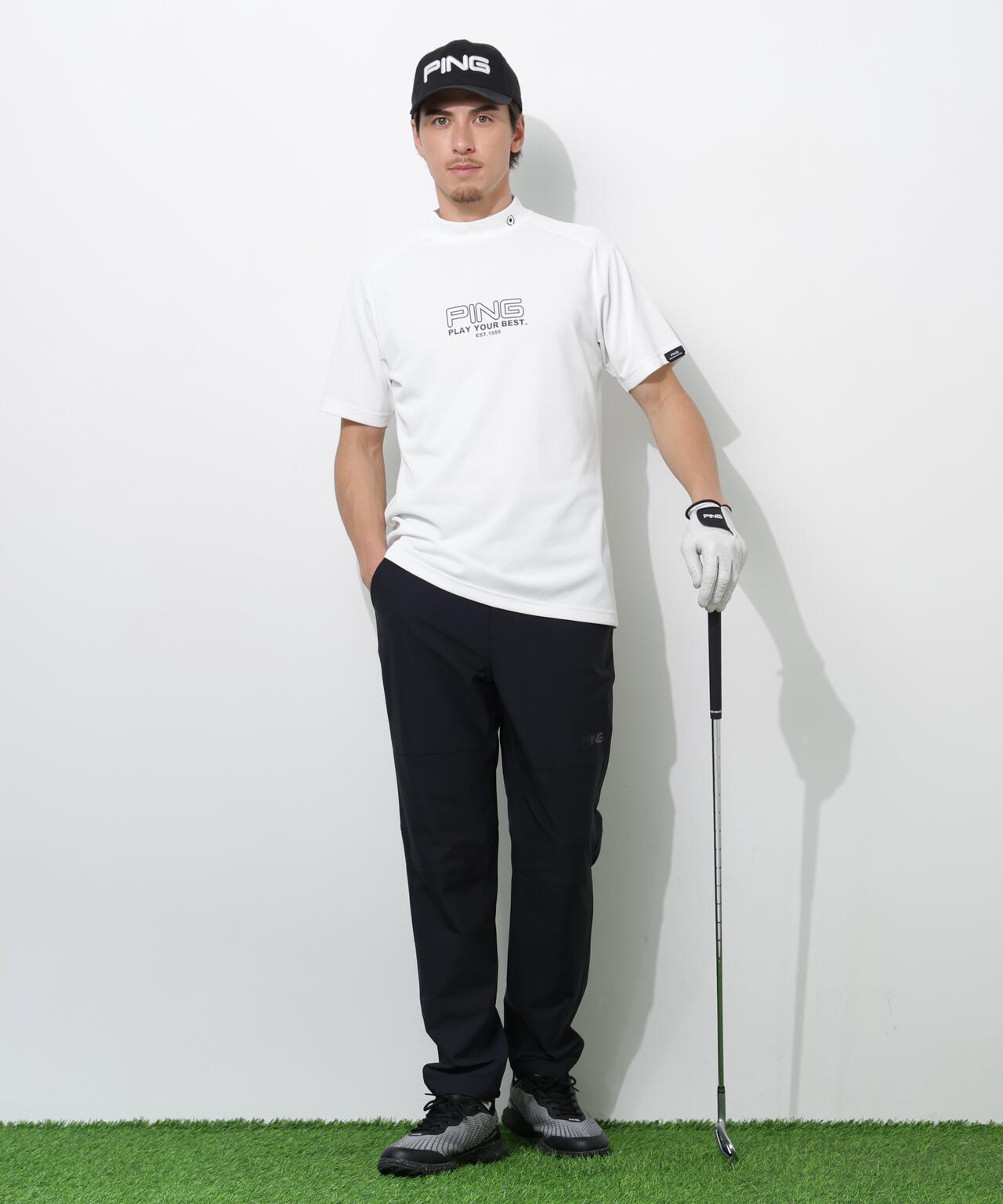180cm　C:96　W:80　H:93 着用サイズ：L