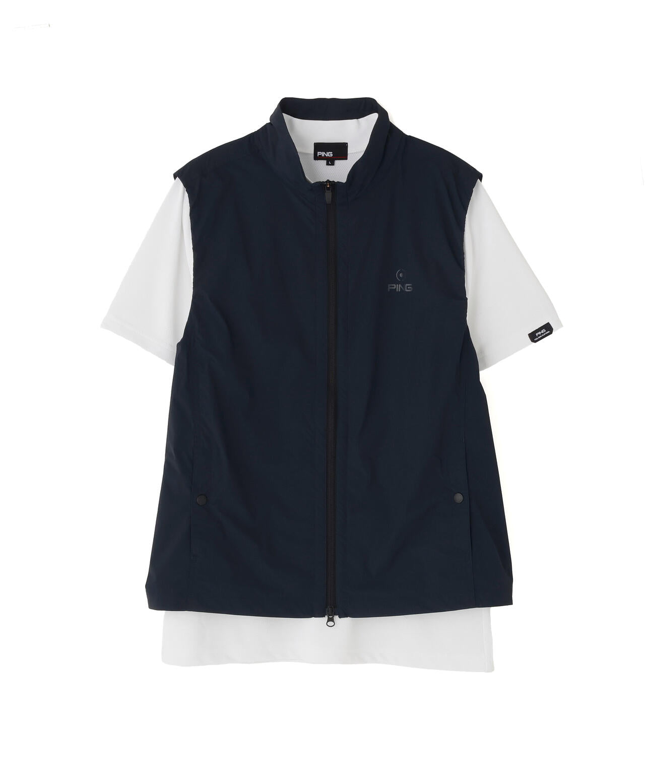 【PING APPAREL】ストレッチリップストップ/メッシュニット 高機能レイヤードツインセット ＜PERFORMANCE＞ (MENS)