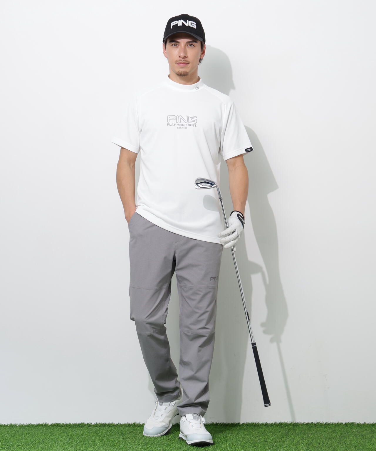 180cm　C:96　W:80　H:93 着用サイズ：L