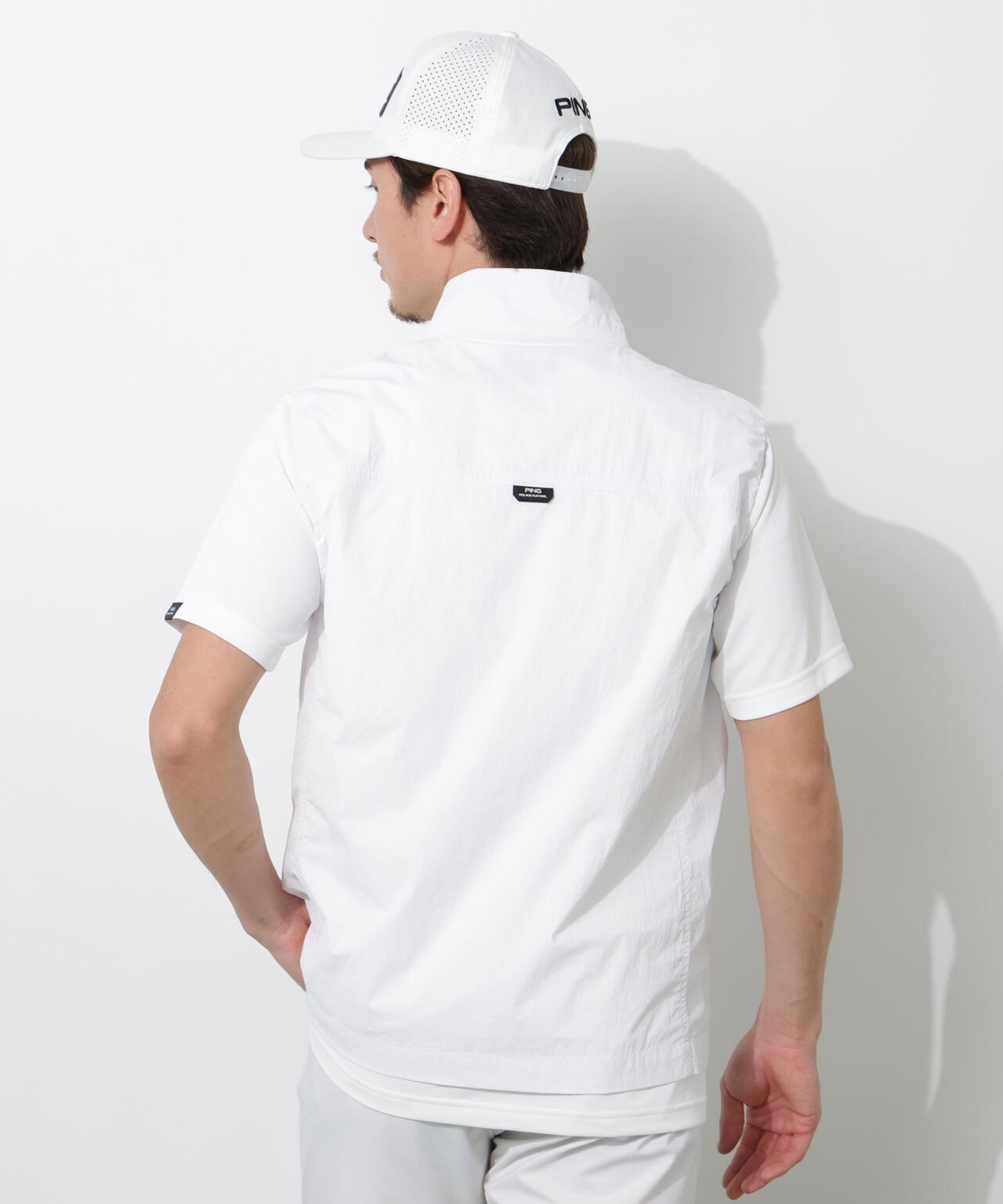 【PING APPAREL】ストレッチリップストップ/メッシュニット 高機能レイヤードツインセット ＜PERFORMANCE＞ (MENS)