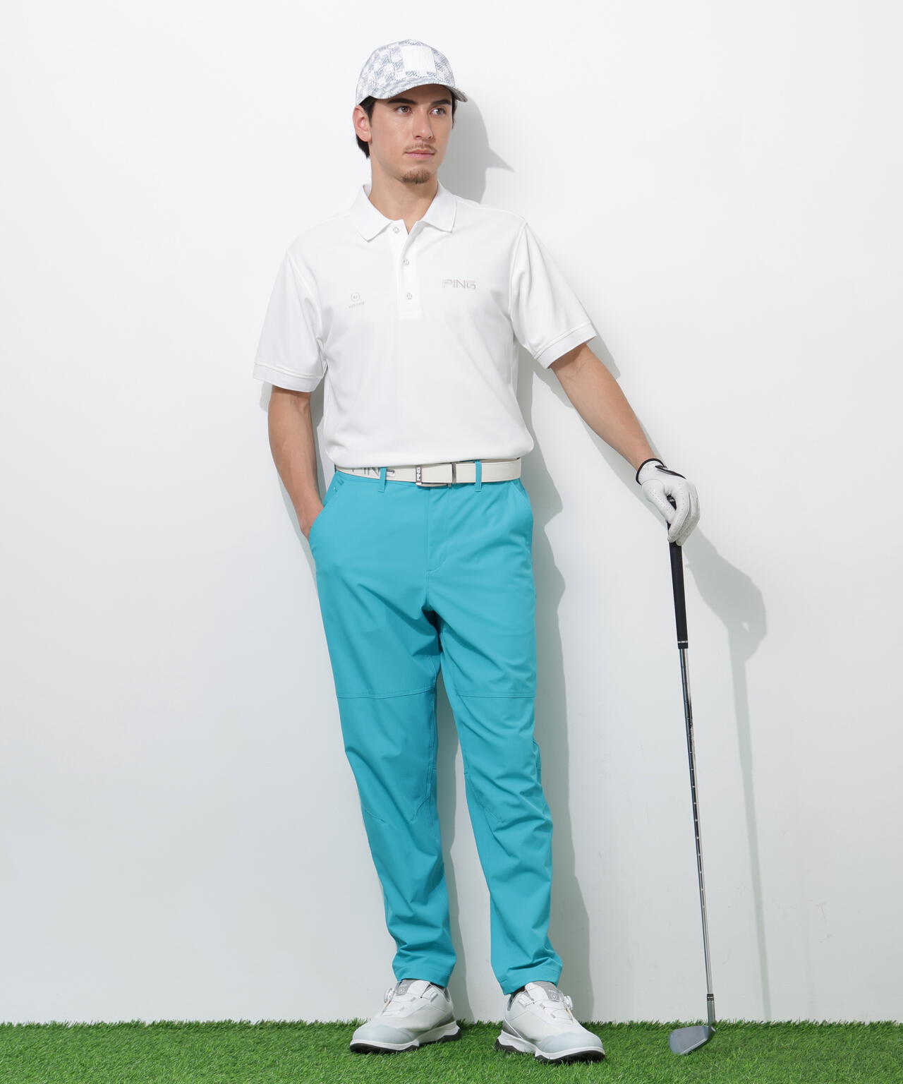 【PING APPAREL】レイブロック半袖ポロシャツ ＜PERFORMANCE＞ (MENS)