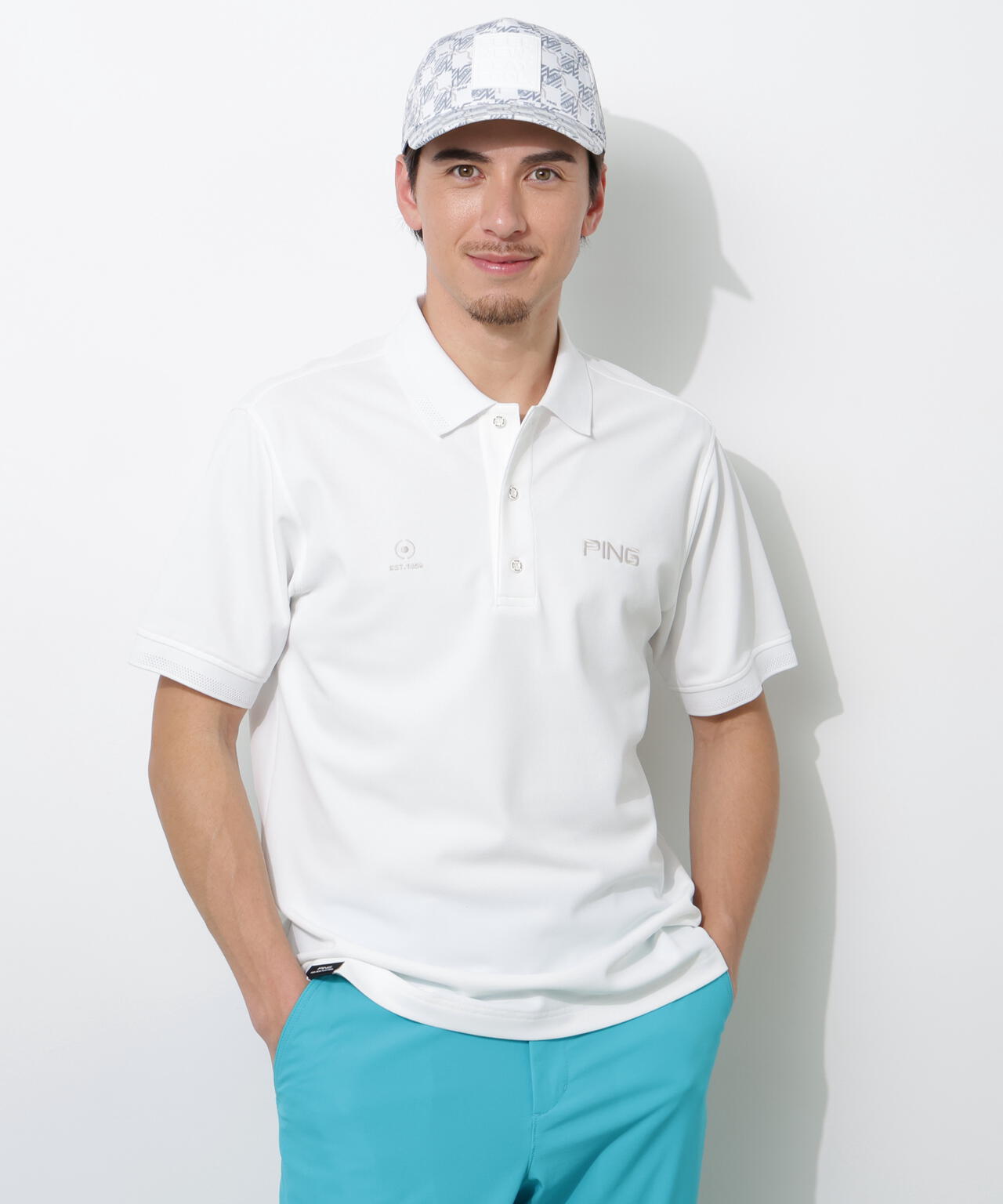 【PING APPAREL】レイブロック半袖ポロシャツ ＜PERFORMANCE＞ (MENS)