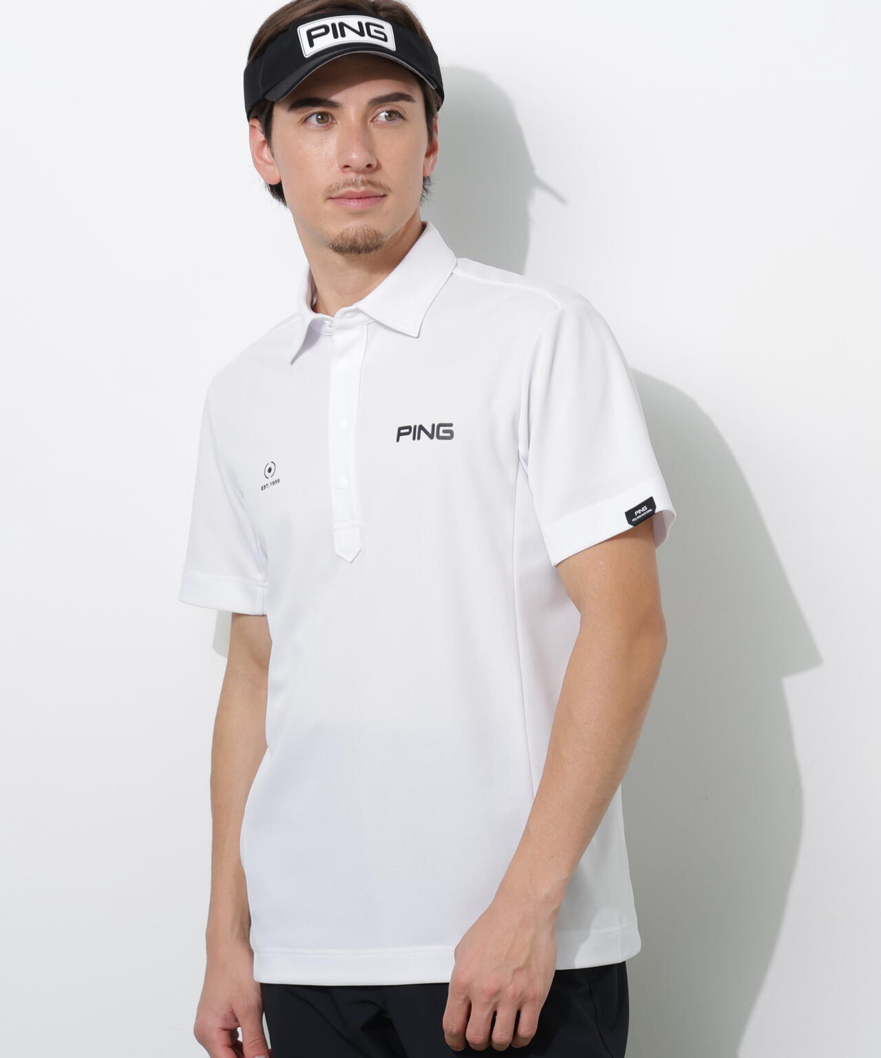 【PING APPAREL】エアロクールカノコ半袖ポロシャツ ＜PERFORMANCE＞ (MENS)