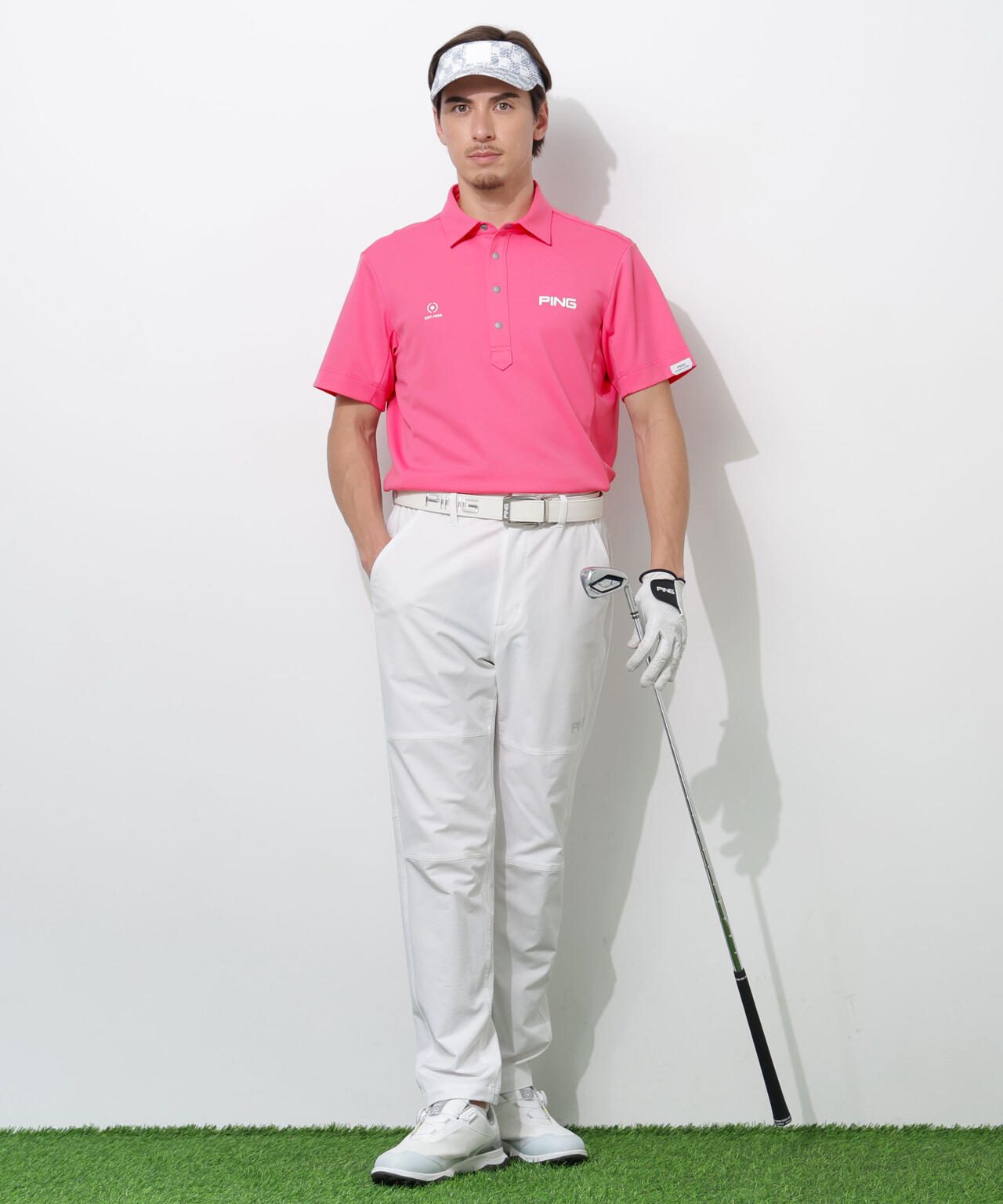 【PING APPAREL】エアロクールカノコ半袖ポロシャツ ＜PERFORMANCE＞ (MENS)