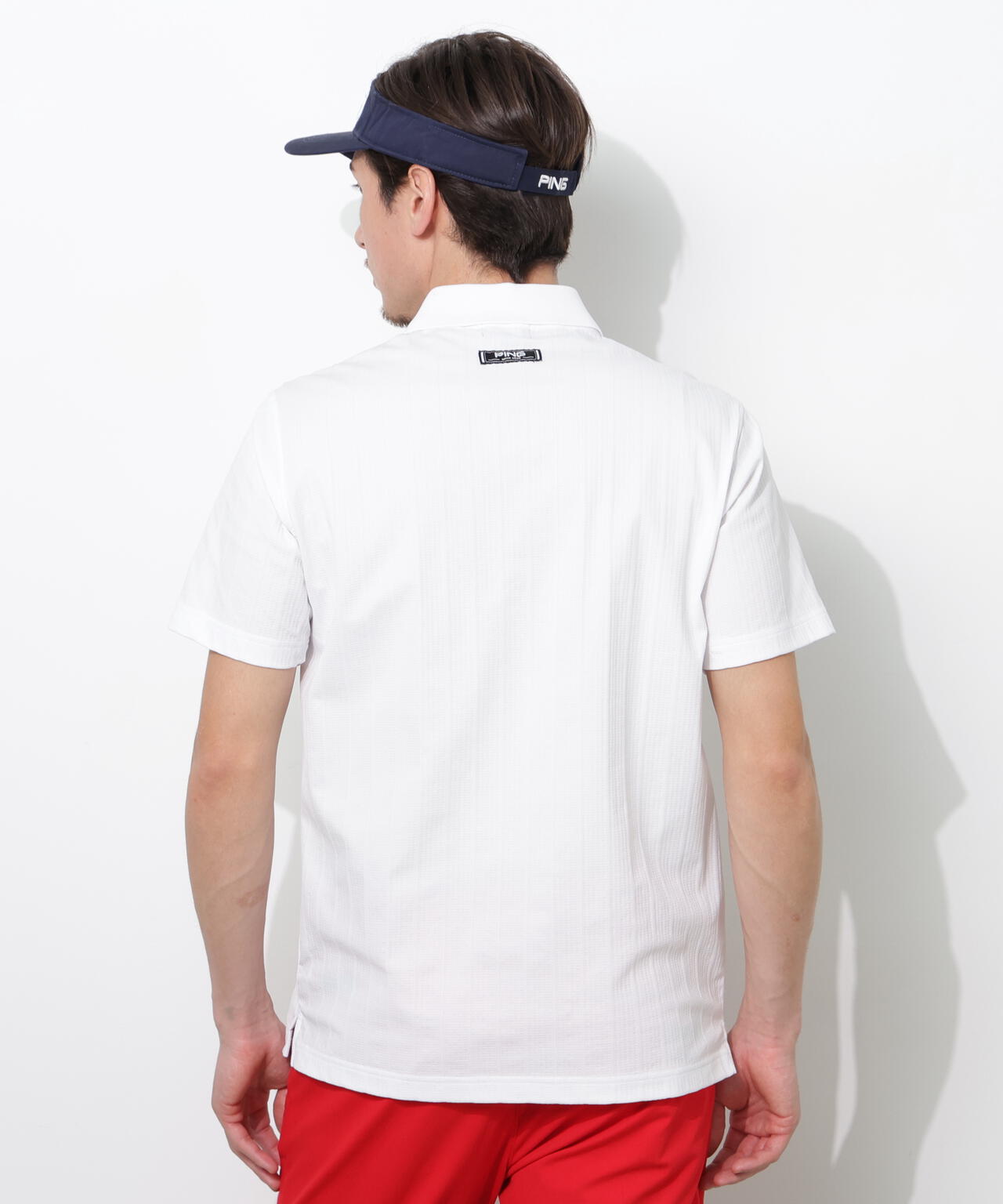 【PING APPAREL】EPIX変形ストレッチカノコ半袖ポロシャツ ＜NAITVE＞ (MENS)