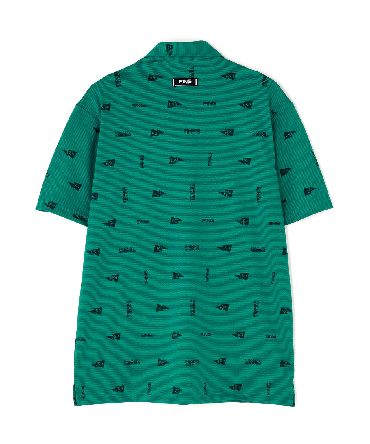 【PING APPAREL】ストレッチミニポップコーン半袖ポロシャツ ＜NATIVE＞ (MENS)