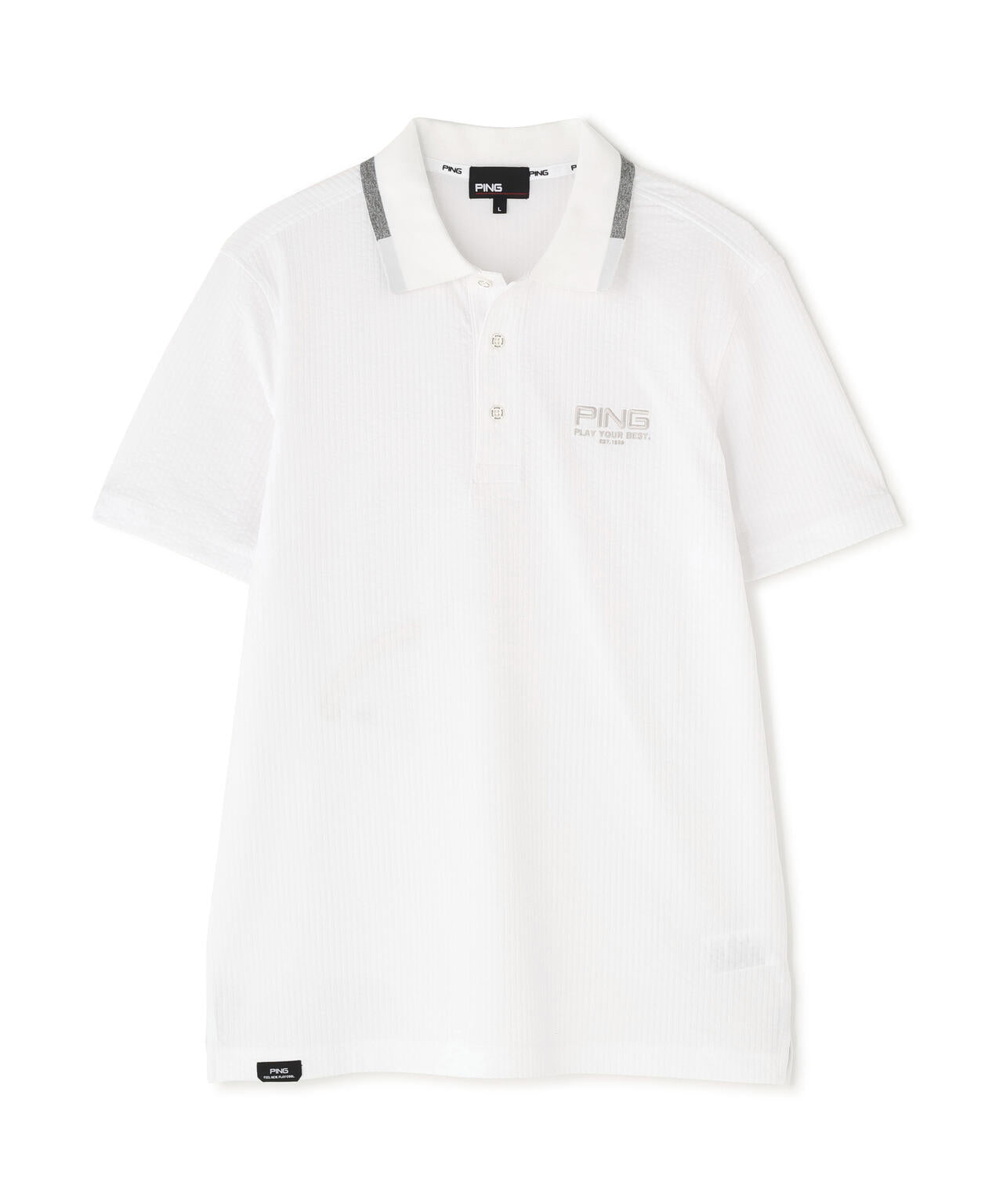 【PING APPAREL】PEサッカー半袖ポロシャツ ＜PERFORMANCE＞ (MENS)