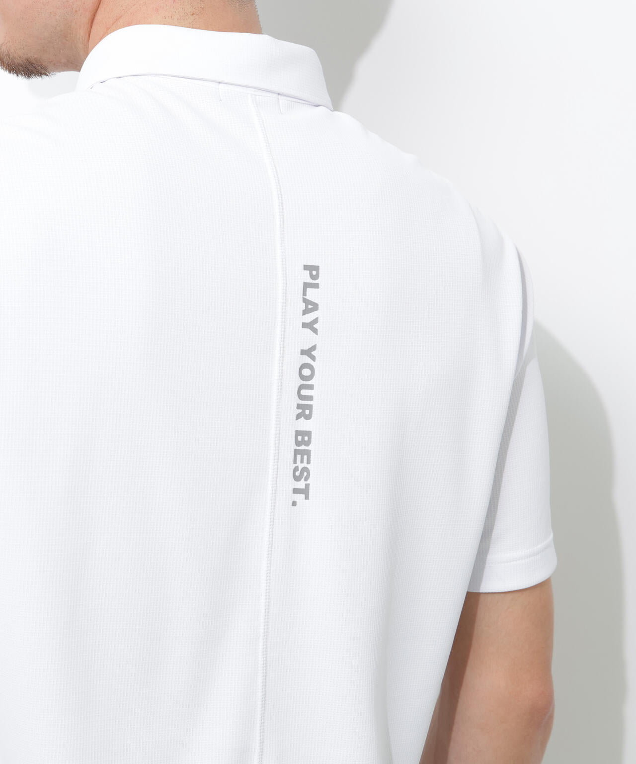 【PING APPAREL】アセイヤーン裏ワッフル半袖ポロシャツ ＜PERFORMANCE＞ (MENS)