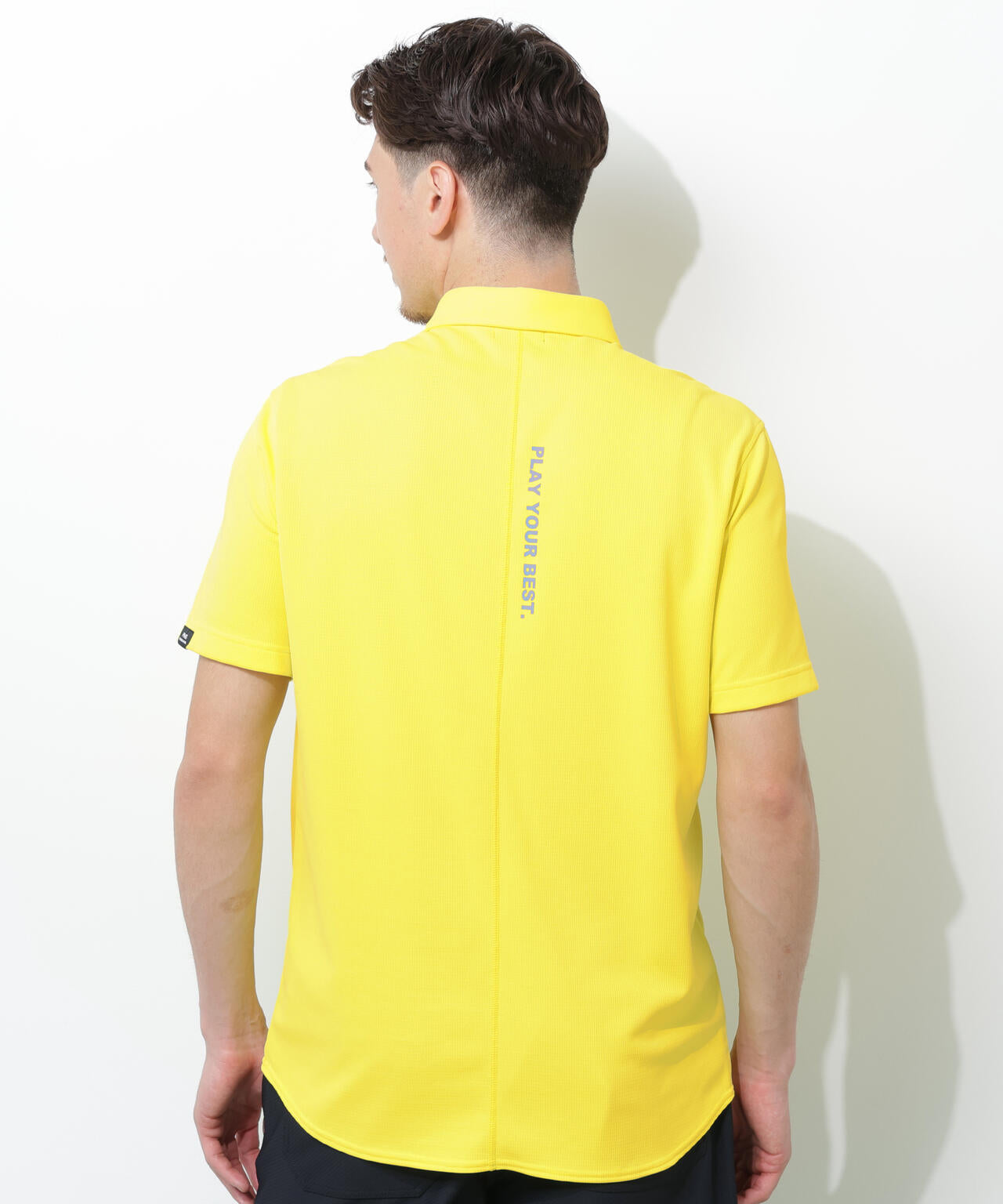 【PING APPAREL】アセイヤーン裏ワッフル半袖ポロシャツ ＜PERFORMANCE＞ (MENS)