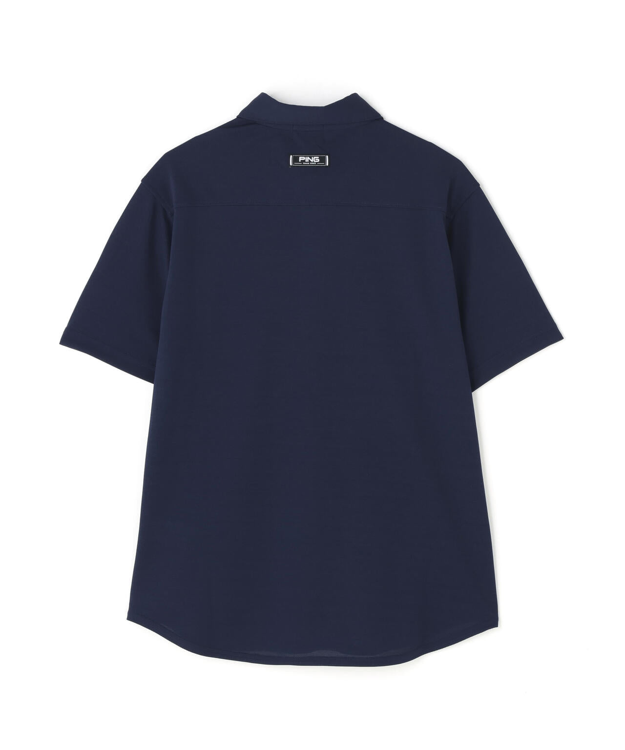 【PING APPAREL】Mr.PINGエンボスカノコ レイブロック半袖ボタンダウンシャツ ＜NAITVE＞ (MENS)