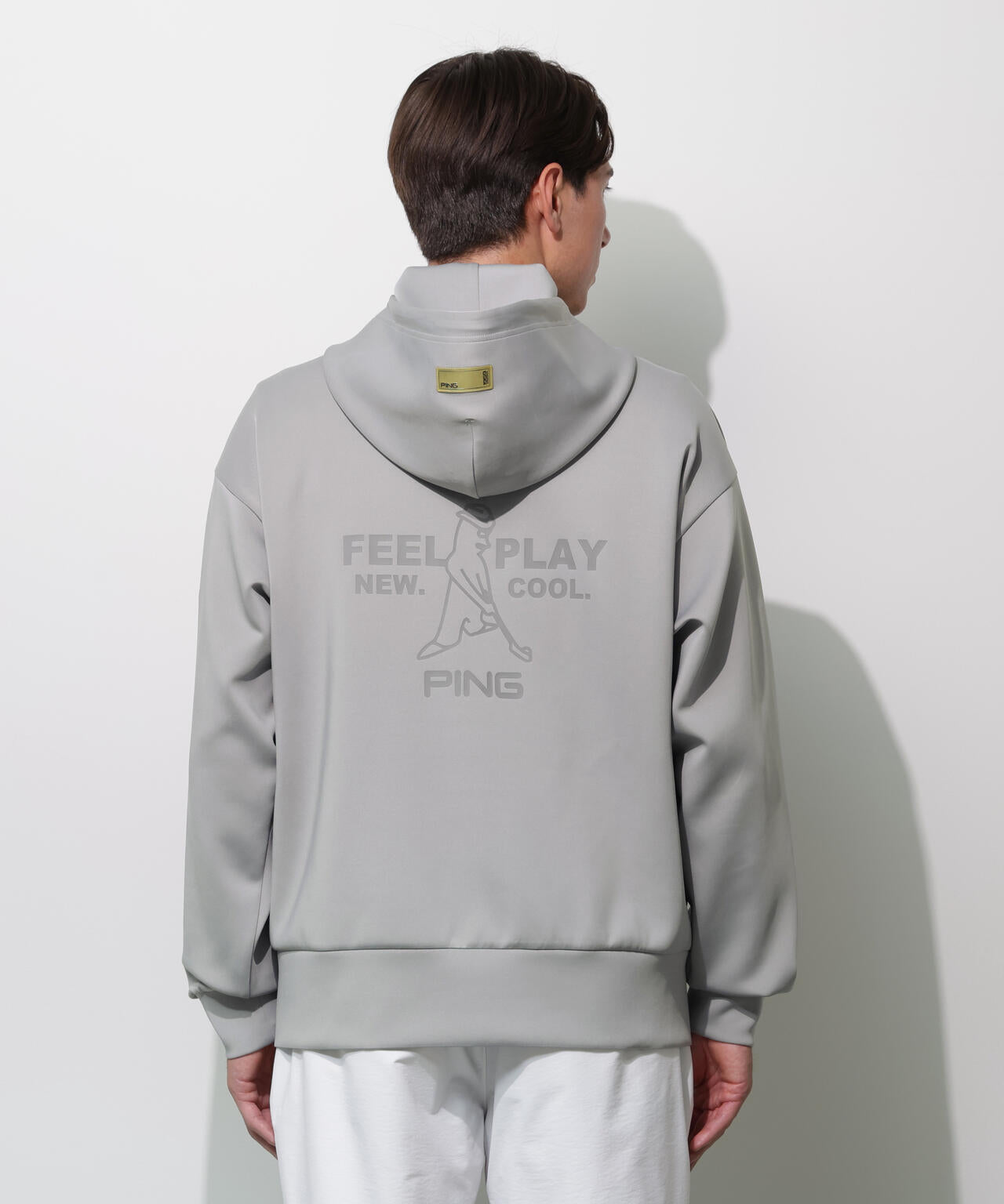 【PING APPAREL】ダンボールニットフルジップフーディー ＜GOLD＞ (MENS)