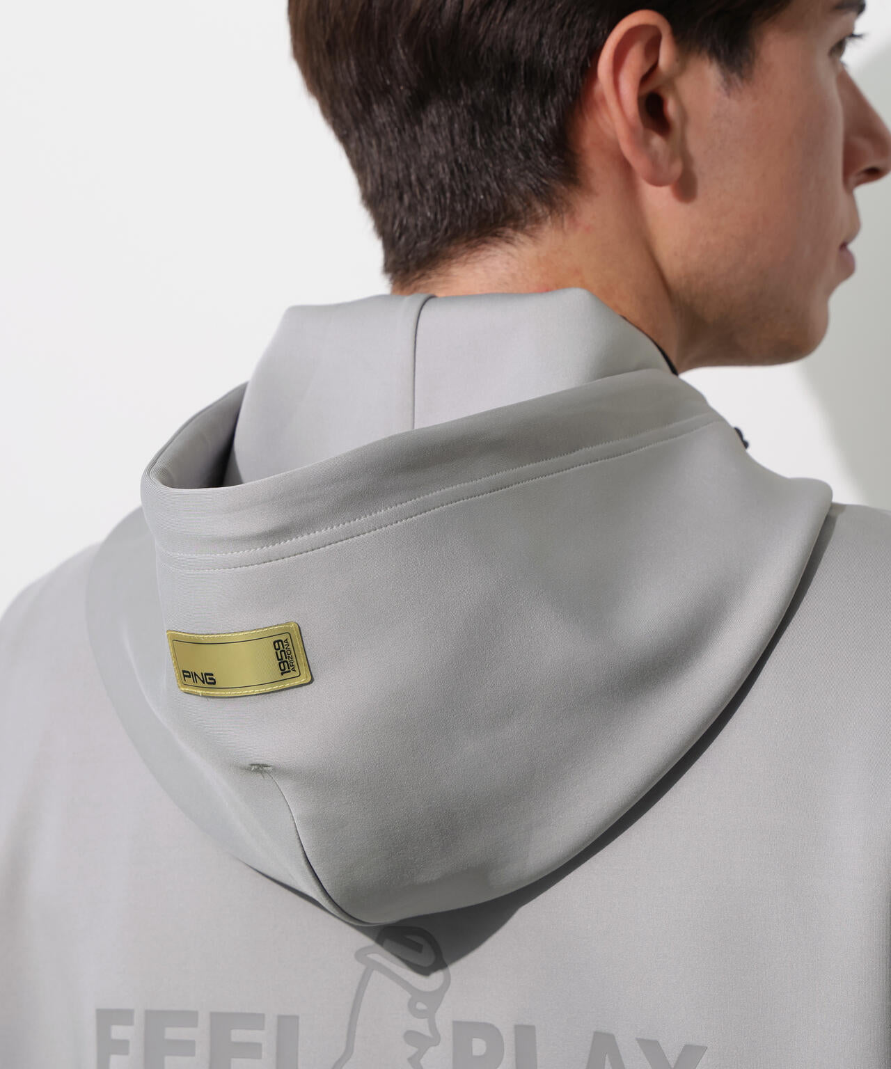【PING APPAREL】ダンボールニットフルジップフーディー ＜GOLD＞ (MENS)