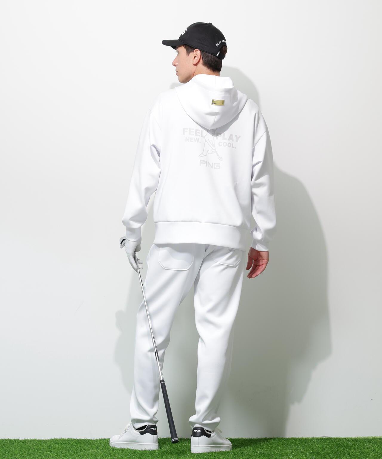 【PING APPAREL】ダンボールニットフルジップフーディー ＜GOLD＞ (MENS)