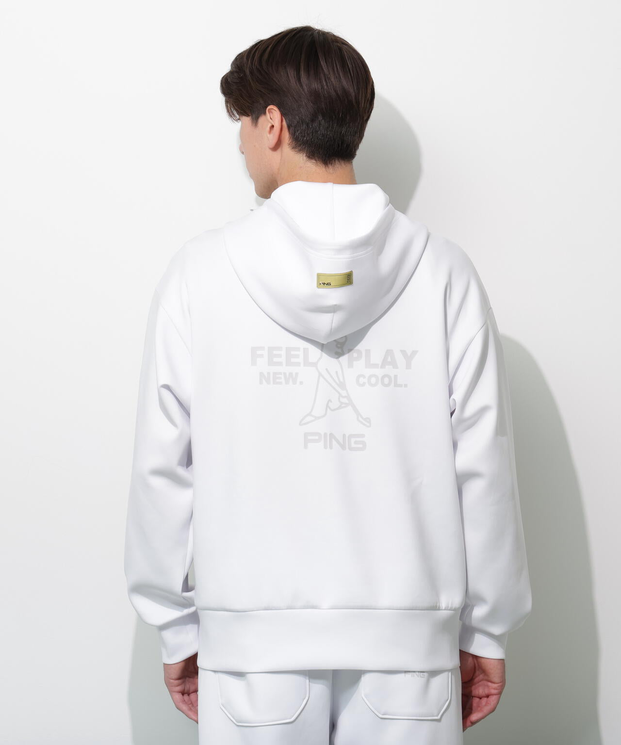 【PING APPAREL】ダンボールニットフルジップフーディー ＜GOLD＞ (MENS)