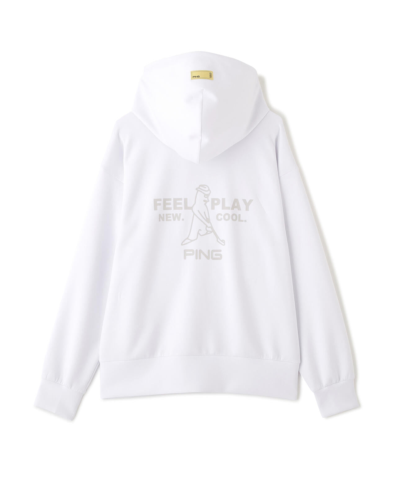 【PING APPAREL】ダンボールニットフルジップフーディー ＜GOLD＞ (MENS)