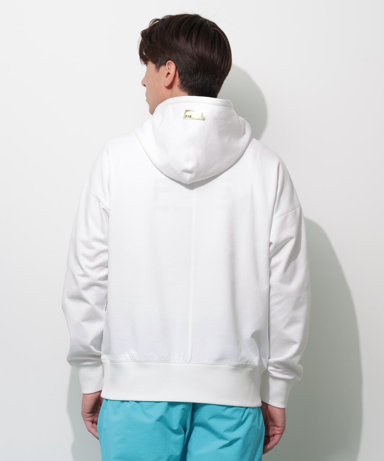 【PING APPAREL】全方向ストレッチ 接結裏メッシュスウェットフーディプルオーバー ＜GOLD＞ (MENS)