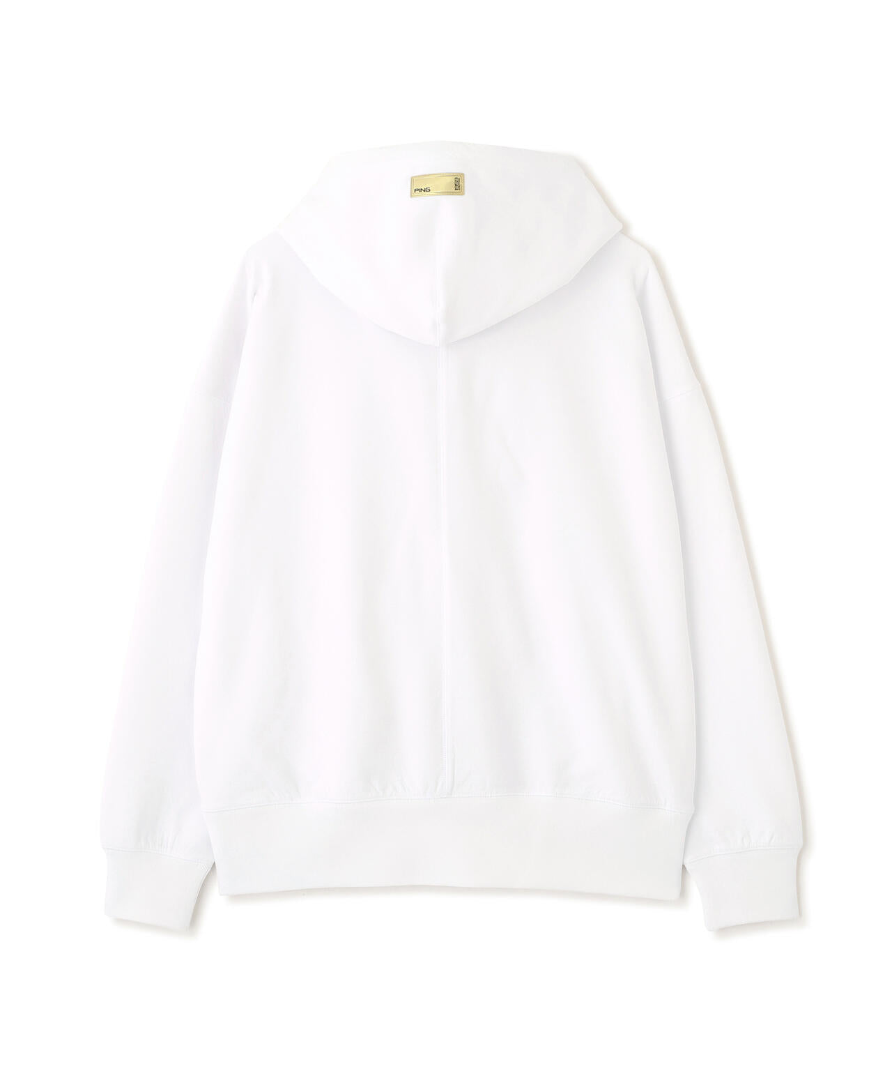 【PING APPAREL】全方向ストレッチ 接結裏メッシュスウェットフーディプルオーバー ＜GOLD＞ (MENS)