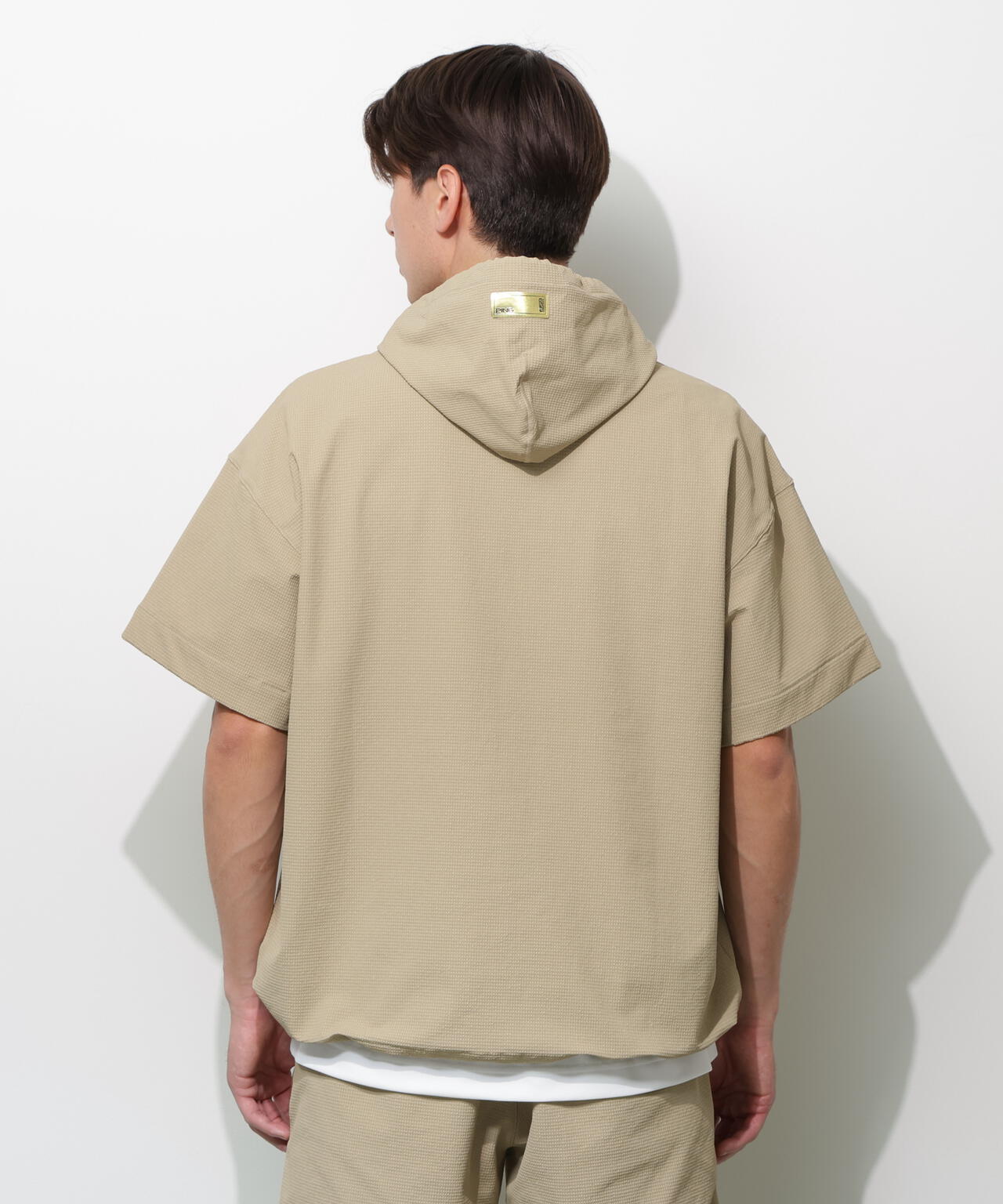 【PING APPAREL】半袖フーディプルオーバー ＜GOLD＞ (MENS)