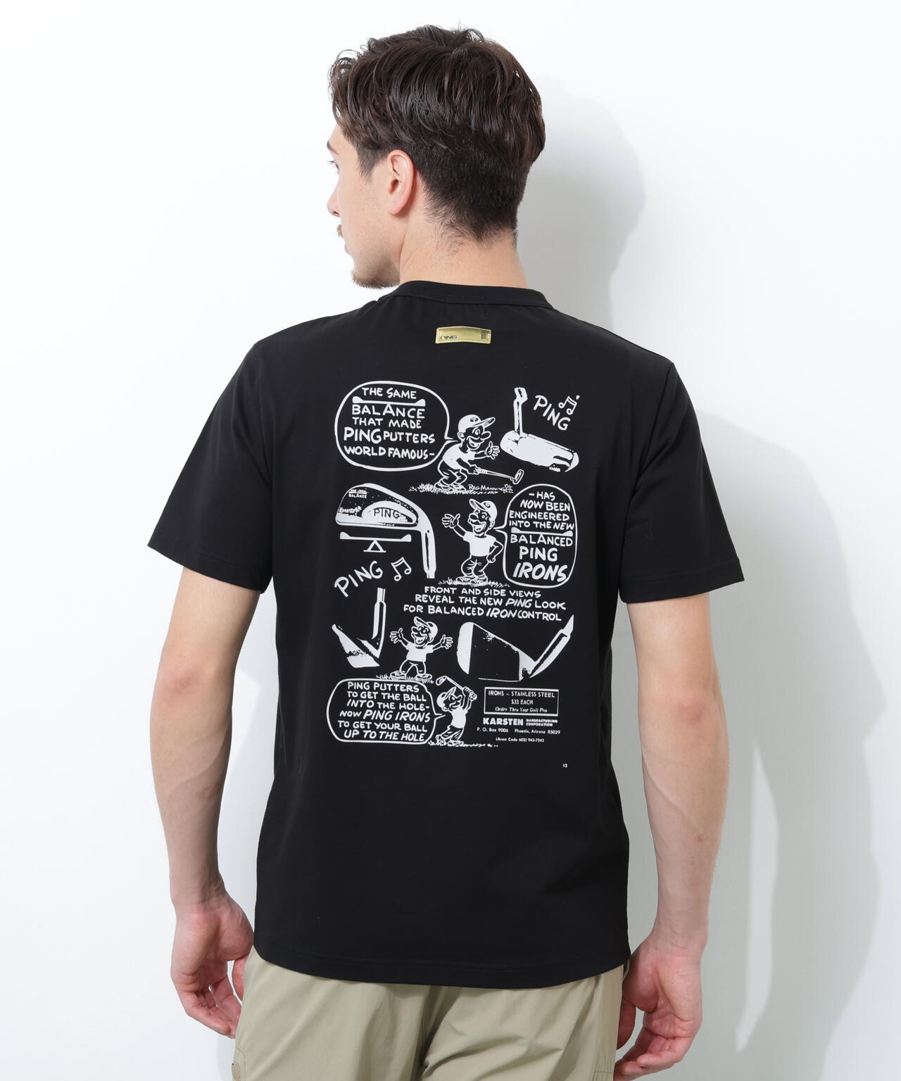 【PING APPAREL】PEカノコTシャツ ＜GOLD＞ (MENS)