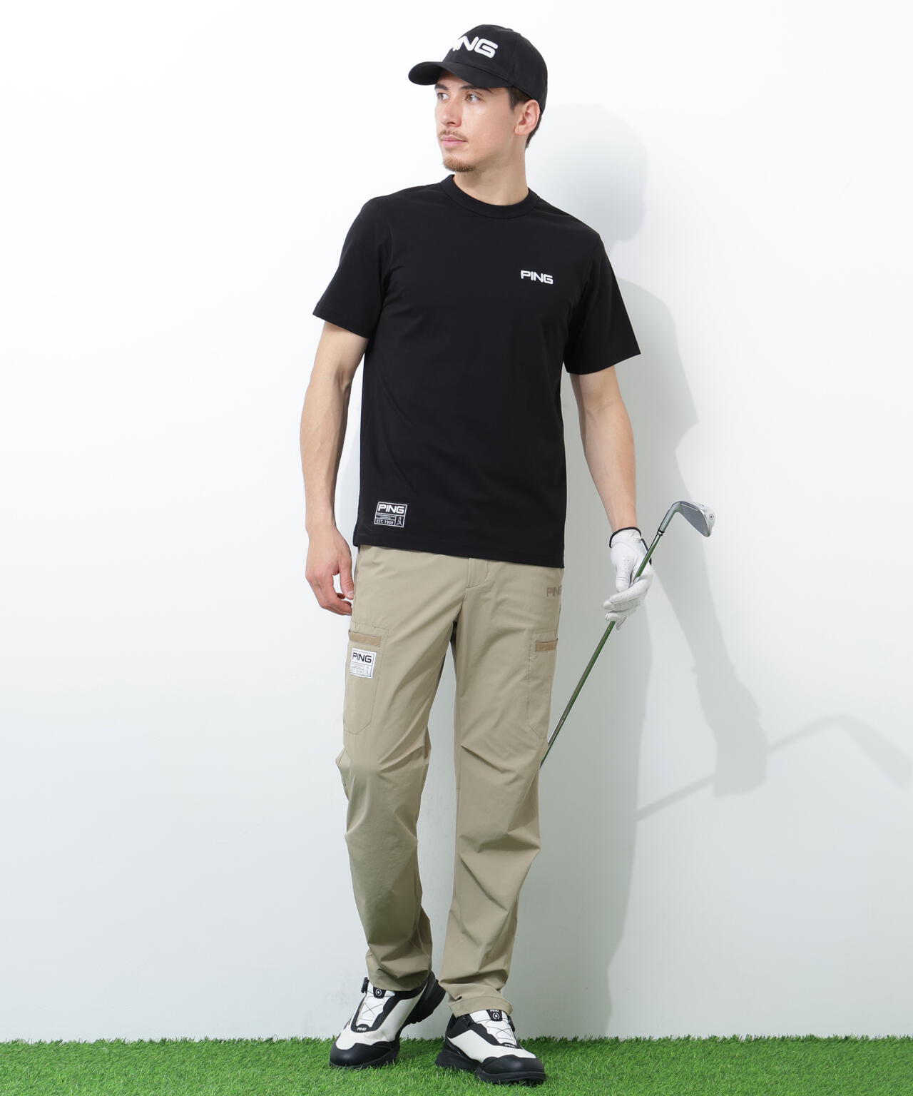【PING APPAREL】PEカノコTシャツ ＜GOLD＞ (MENS)