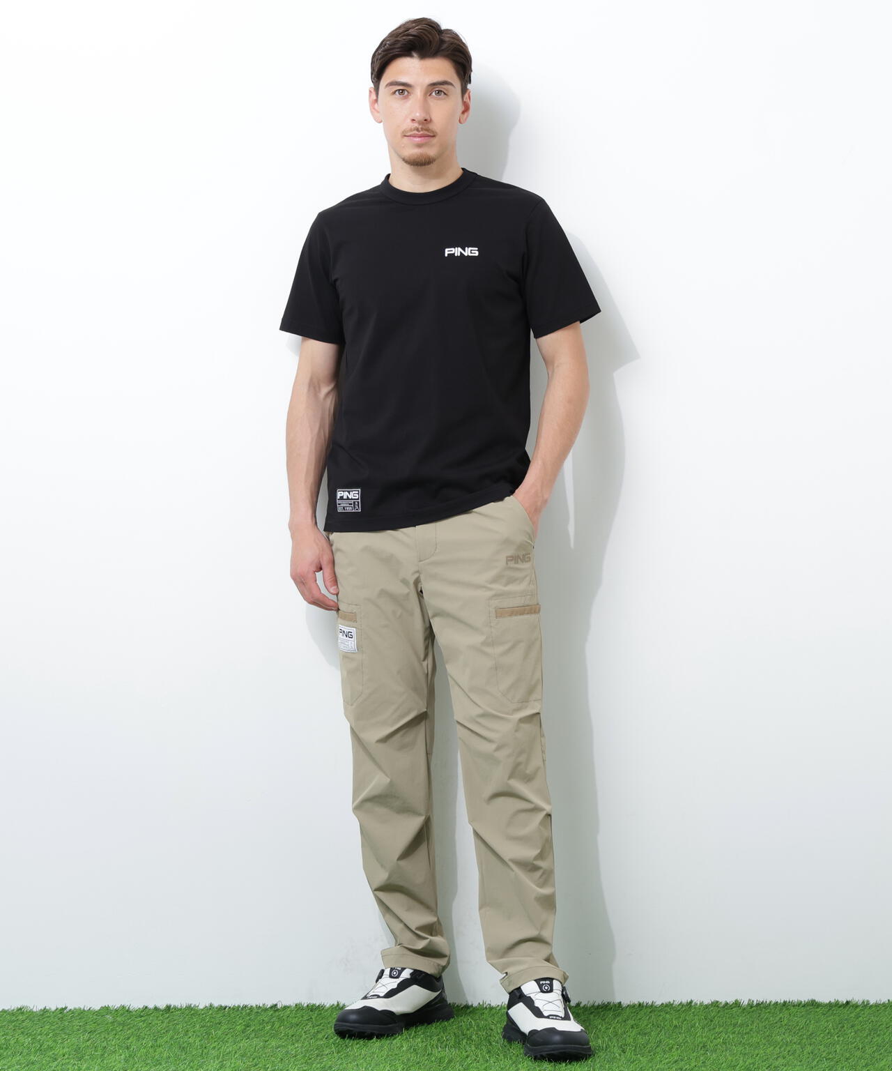 180cm　C:96　W:80　H:93 着用サイズ：L