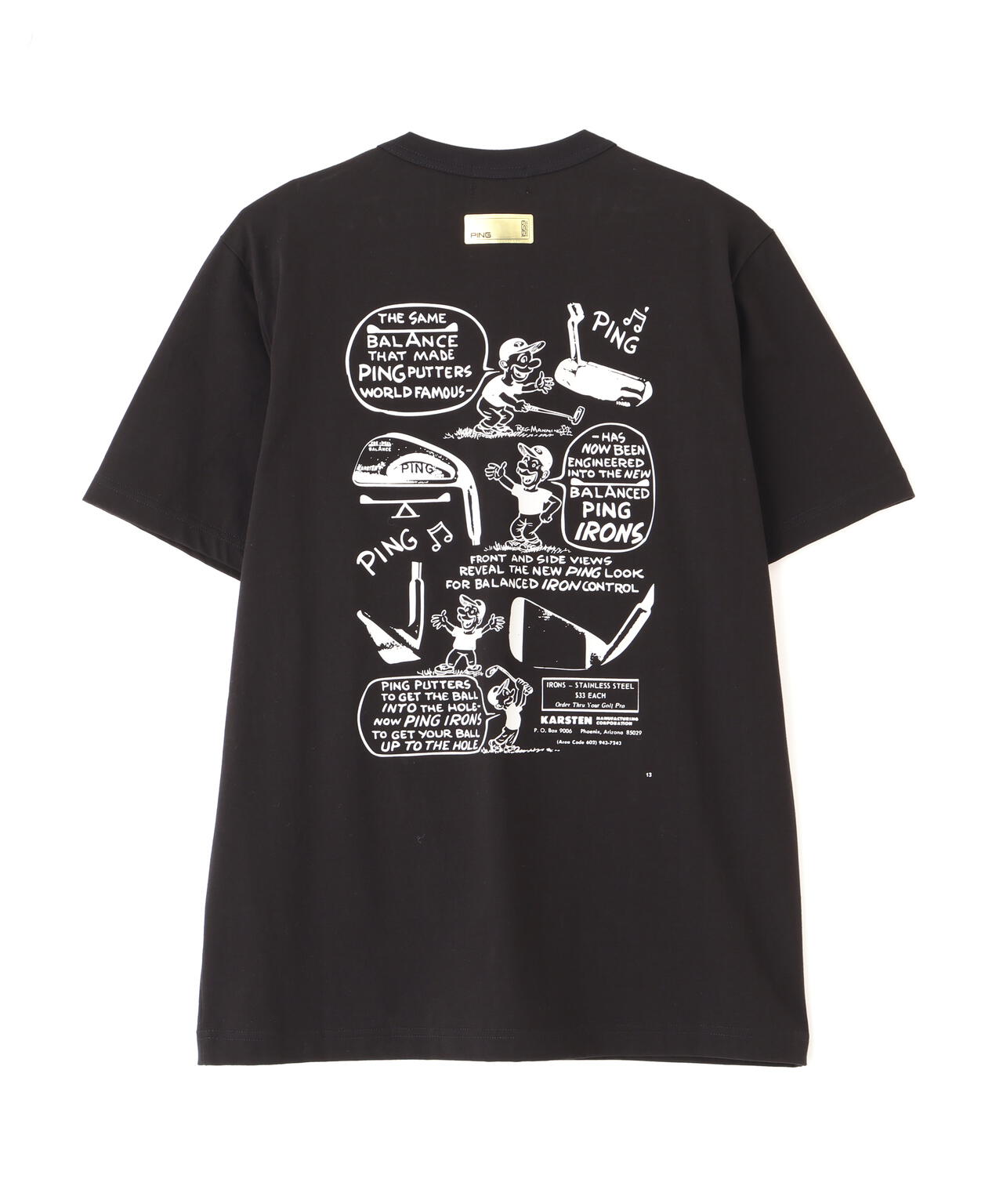 【PING APPAREL】PEカノコTシャツ ＜GOLD＞ (MENS)