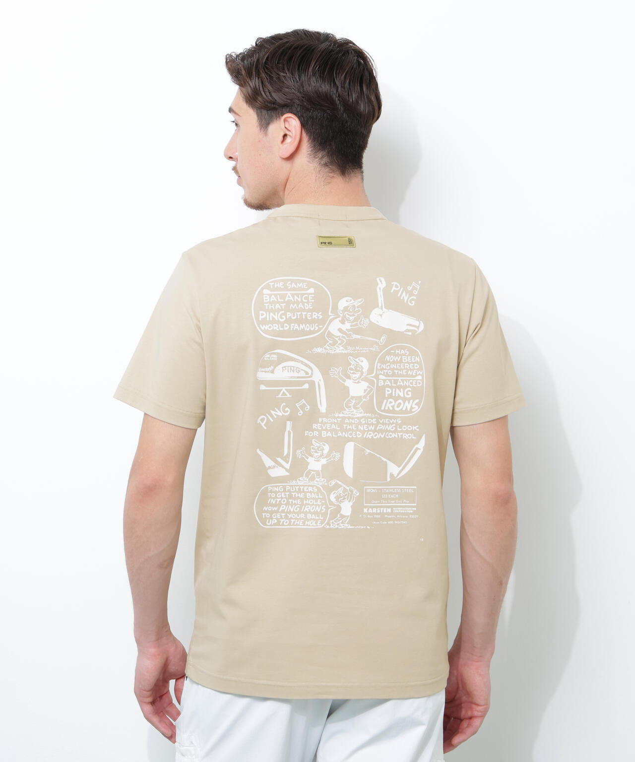 【PING APPAREL】PEカノコTシャツ ＜GOLD＞ (MENS)