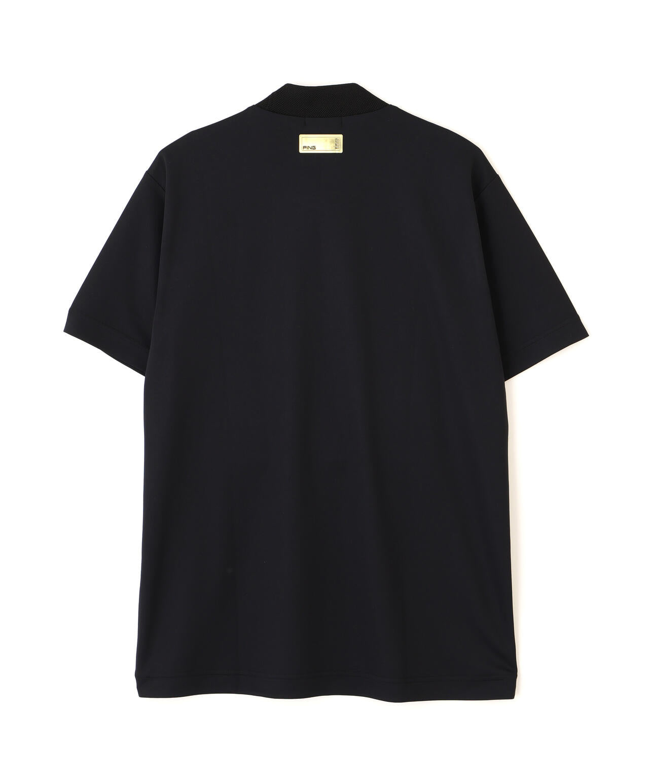【PING APPAREL】サンベール×クールフローカノコ半袖ハイネックシャツ ＜GOLD＞ (MENS)