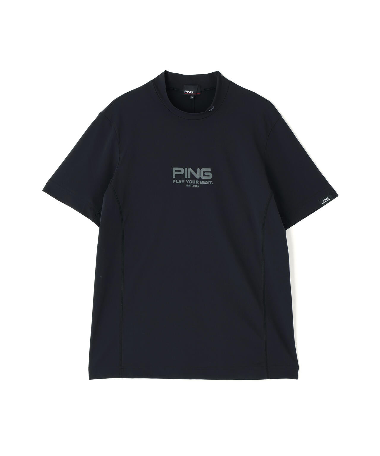 【PING APPAREL】クイックドライ半袖カノコハイネックシャツ ＜PERFORMANCE＞ (MENS)