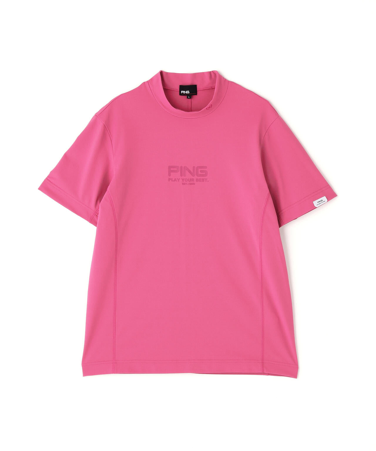 【PING APPAREL】クイックドライ半袖カノコハイネックシャツ ＜PERFORMANCE＞ (MENS)