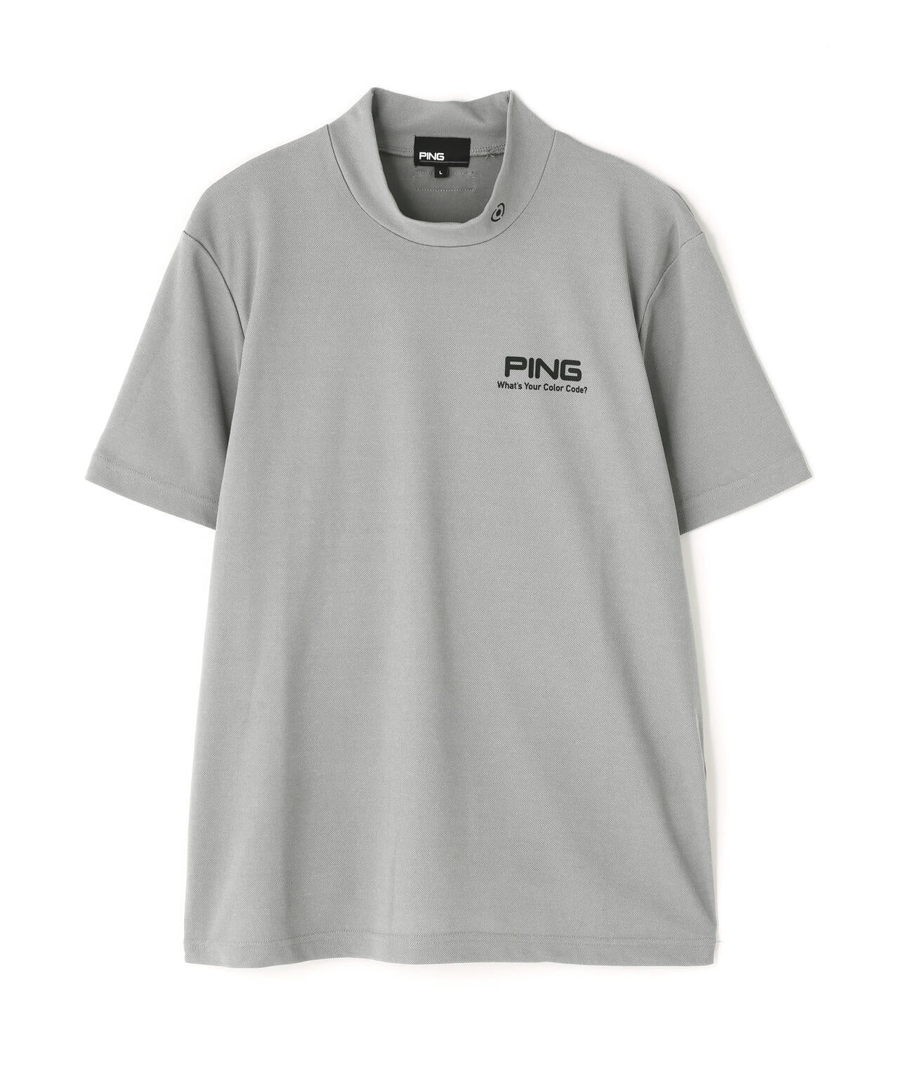 【PING APPAREL】【10カラーシリーズ】PEカノコ半袖ハイネックシャツ ＜NATIVE＞ (MENS)